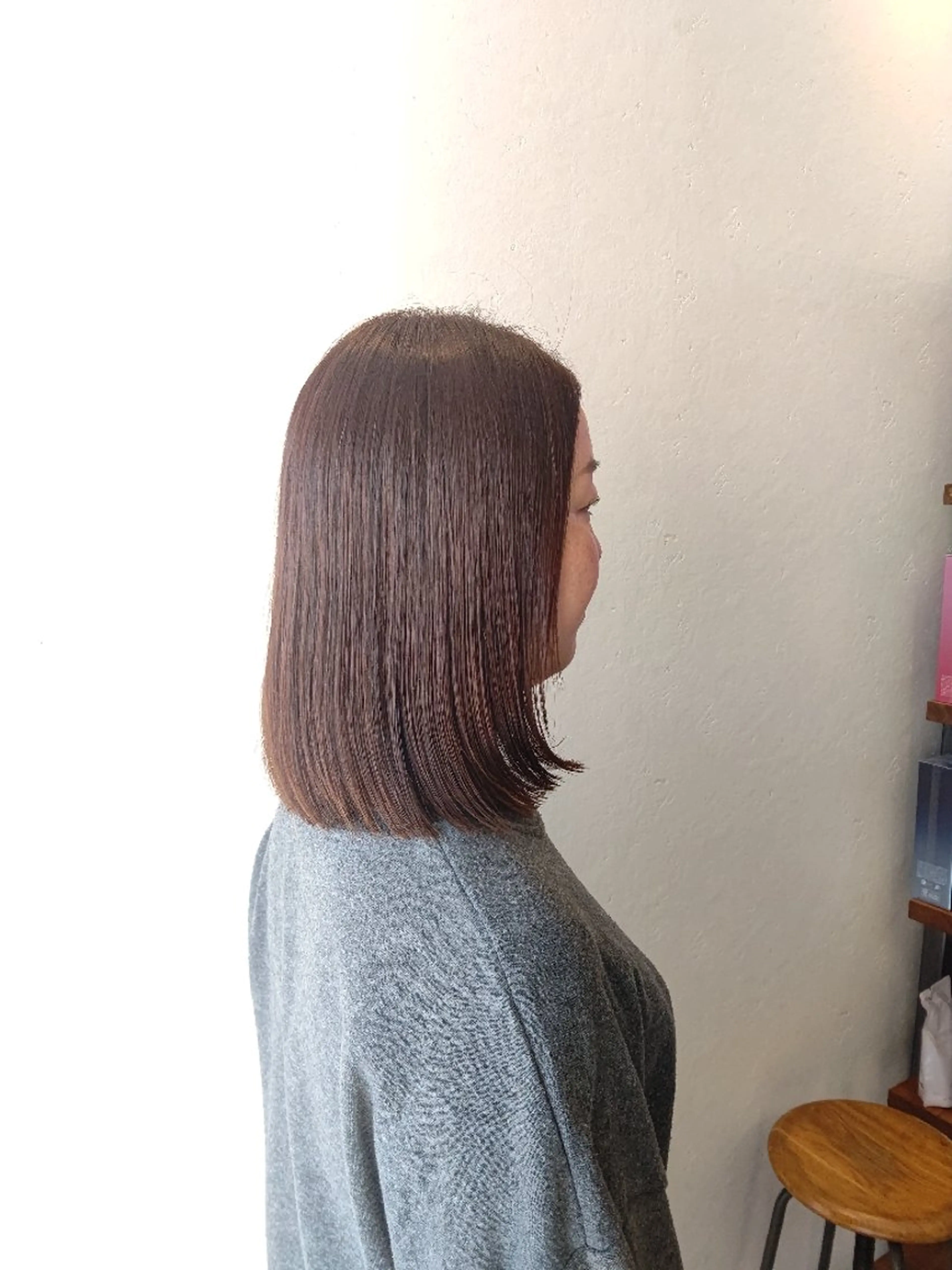 ミディアム レイヤーカット simon🩷半田 カットブリーチモデルのヘアスタイル