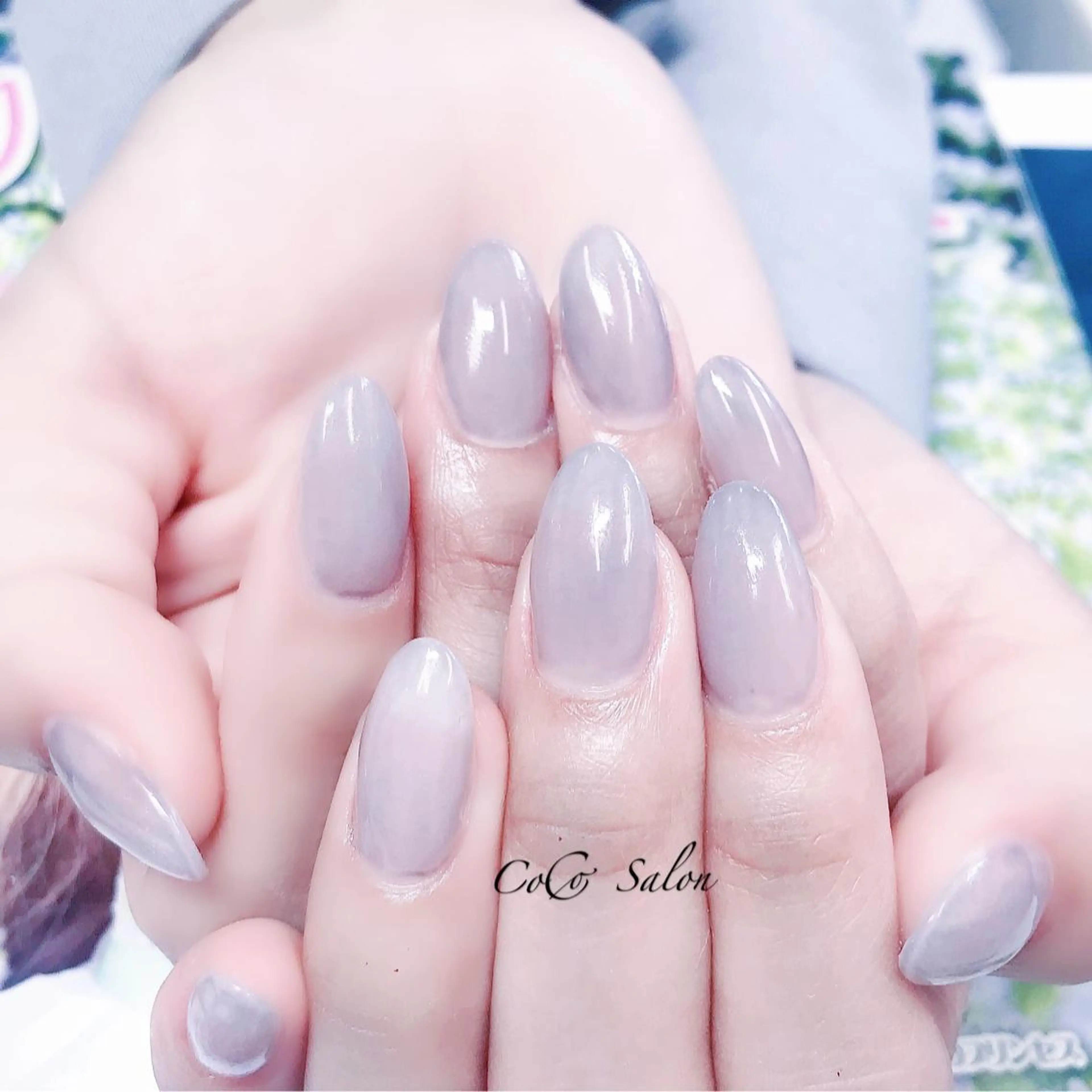 ネイル スカルプネイル シンプルネイル CoCoSalon ネイル/まつ毛予約のネイルデザイン