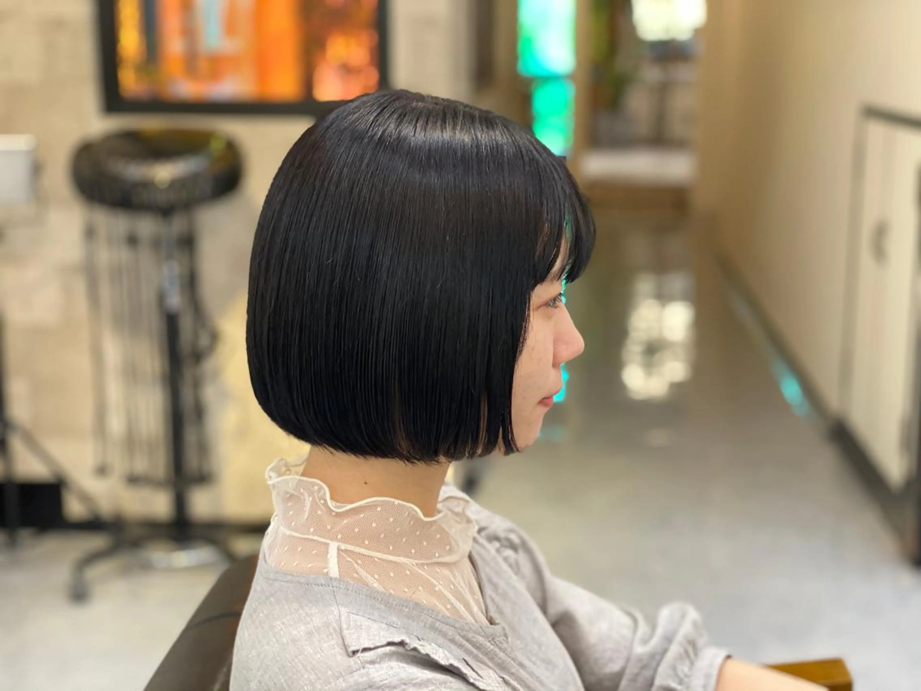 ショート ボブ カット ヘアカラー トリートメント ヘッドスパ CARICIA🌱 masaeのヘアスタイル