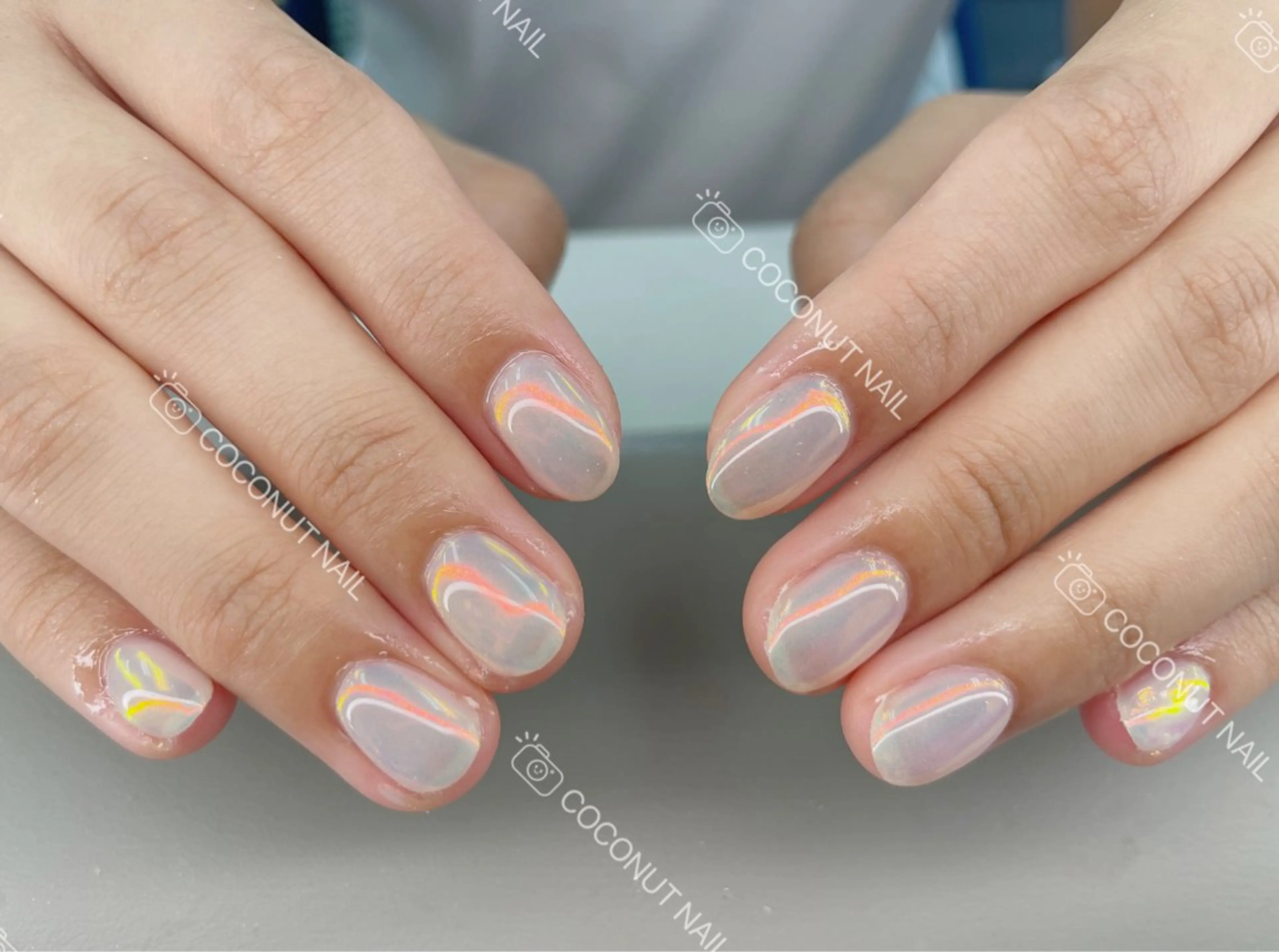 ネイル ハンドネイル ココナッツ 研修2のネイルデザイン