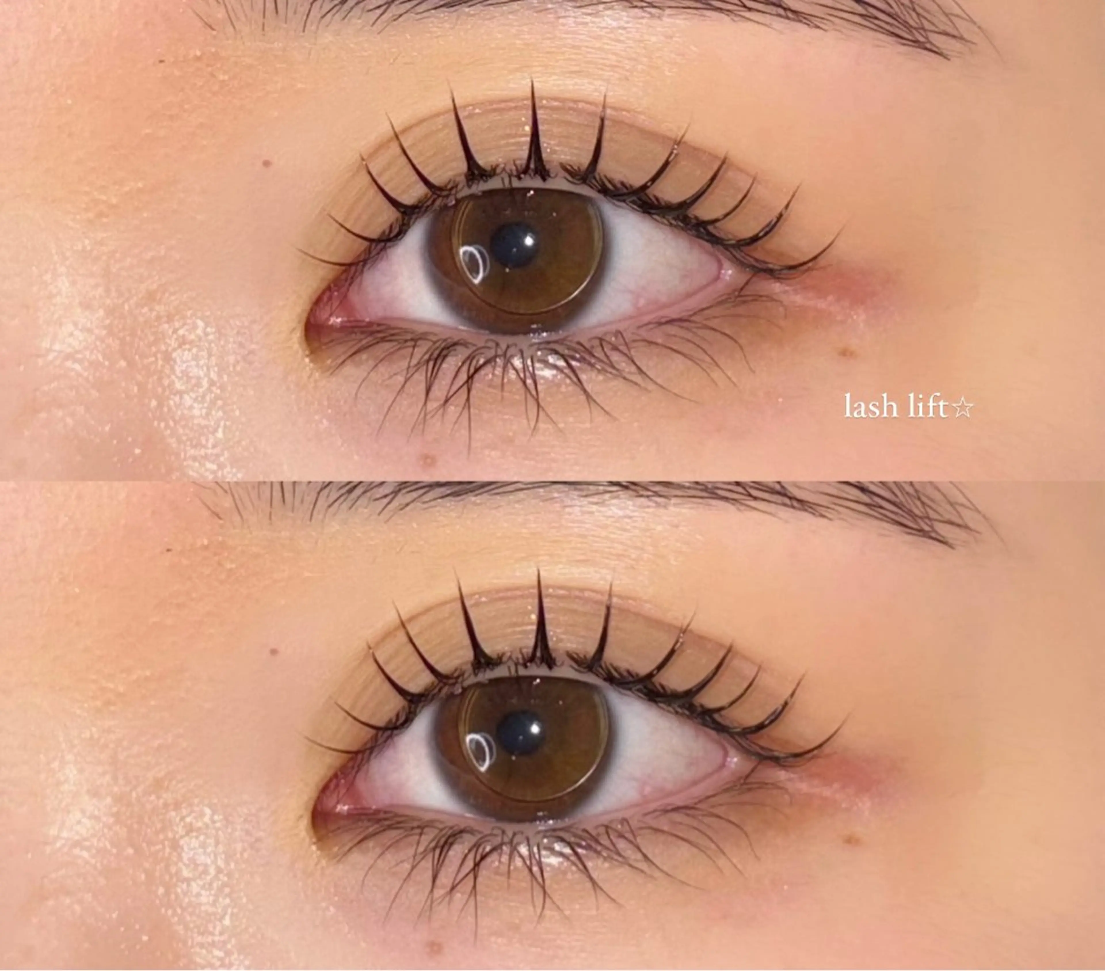 マツエク・マツパ フラットラッシュ まつげパーマ 下まつげエクステ 一重×まつ毛パーマ NORA senaのマツエク・マツパデザイン