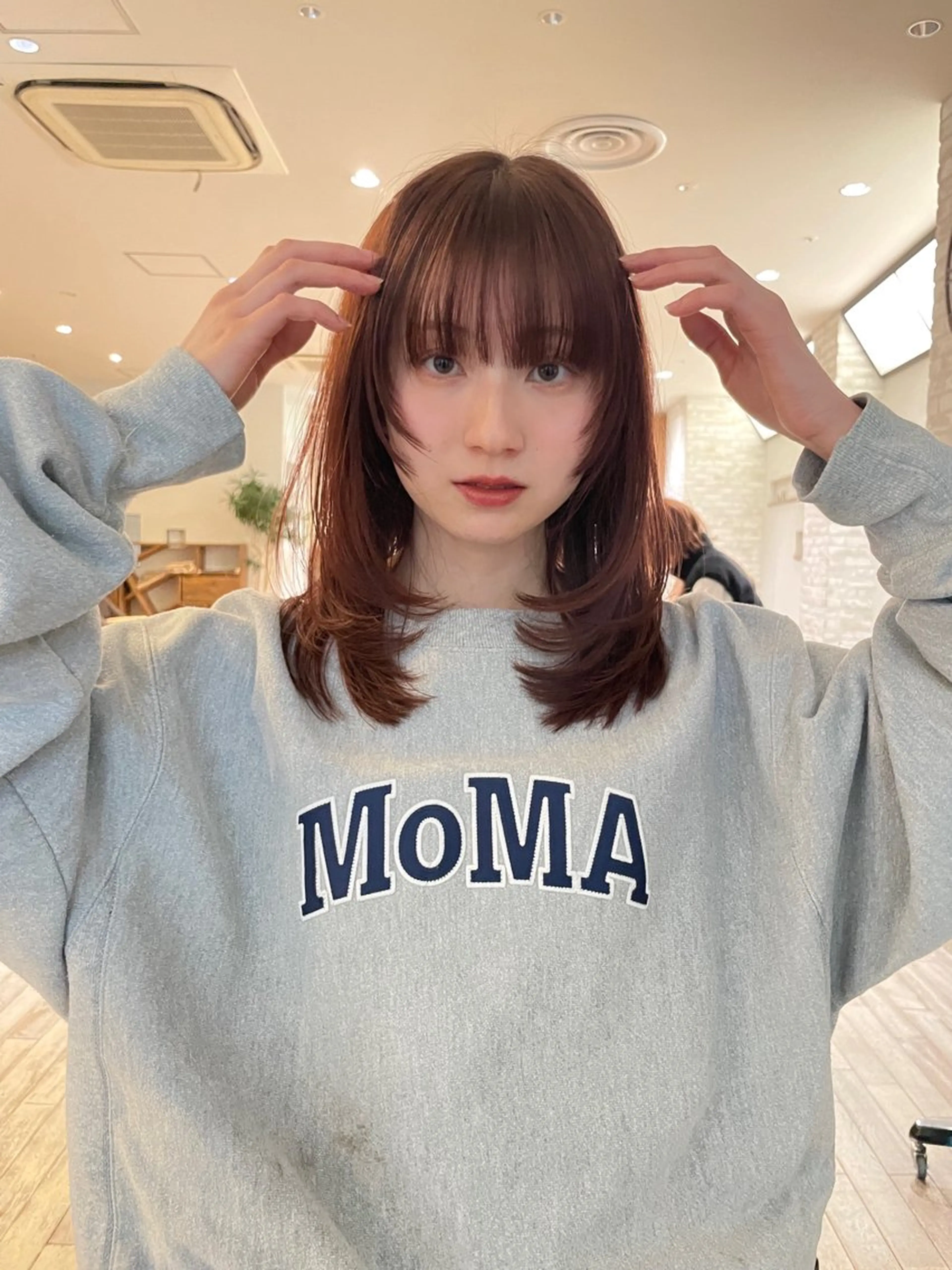 全頭カラー✨＋ケアトリートメント付き！の写真