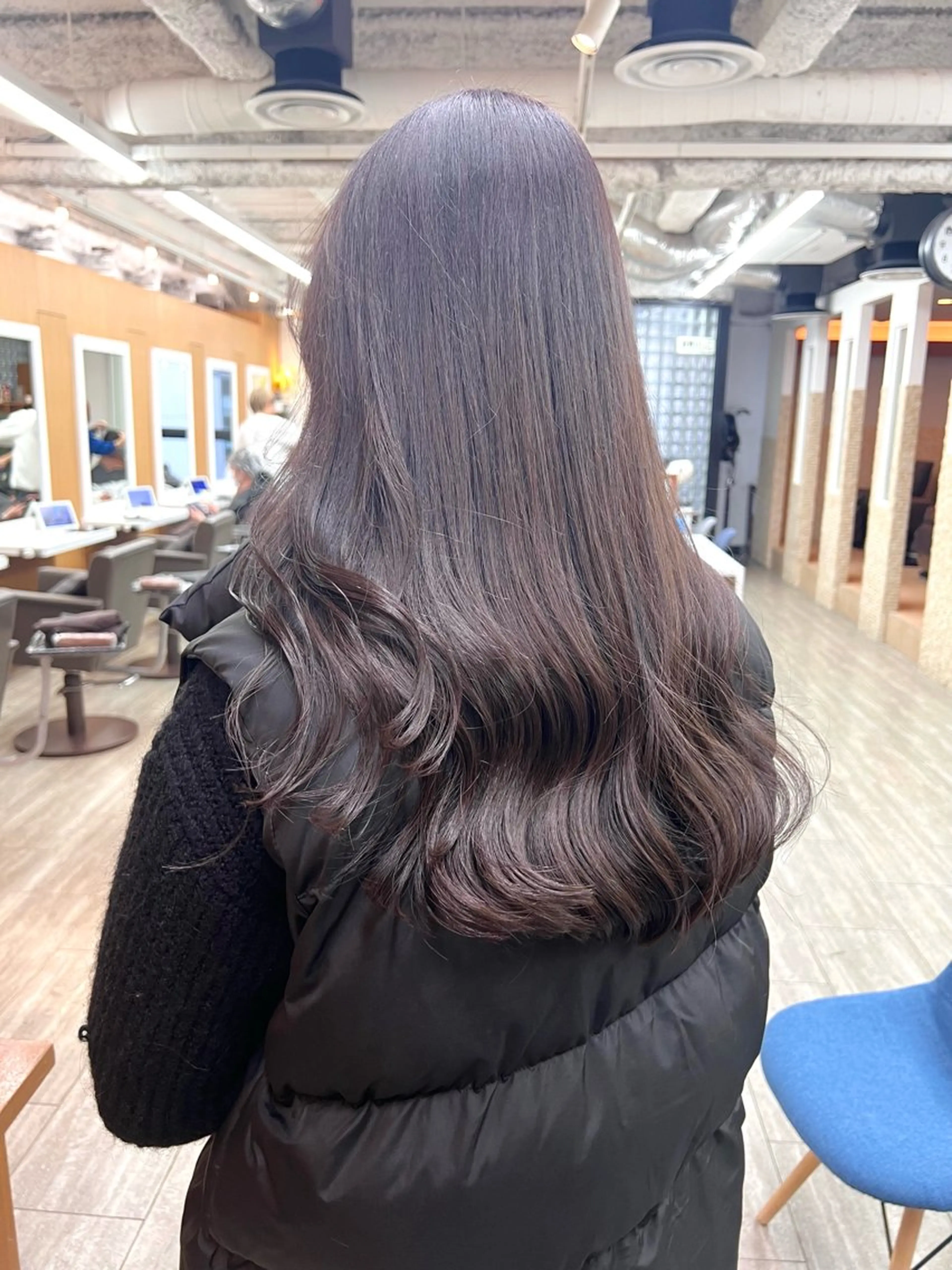 ロング カラー カット ヘアカラー トリートメント 透明感カラー ゆうだいのヘアスタイル