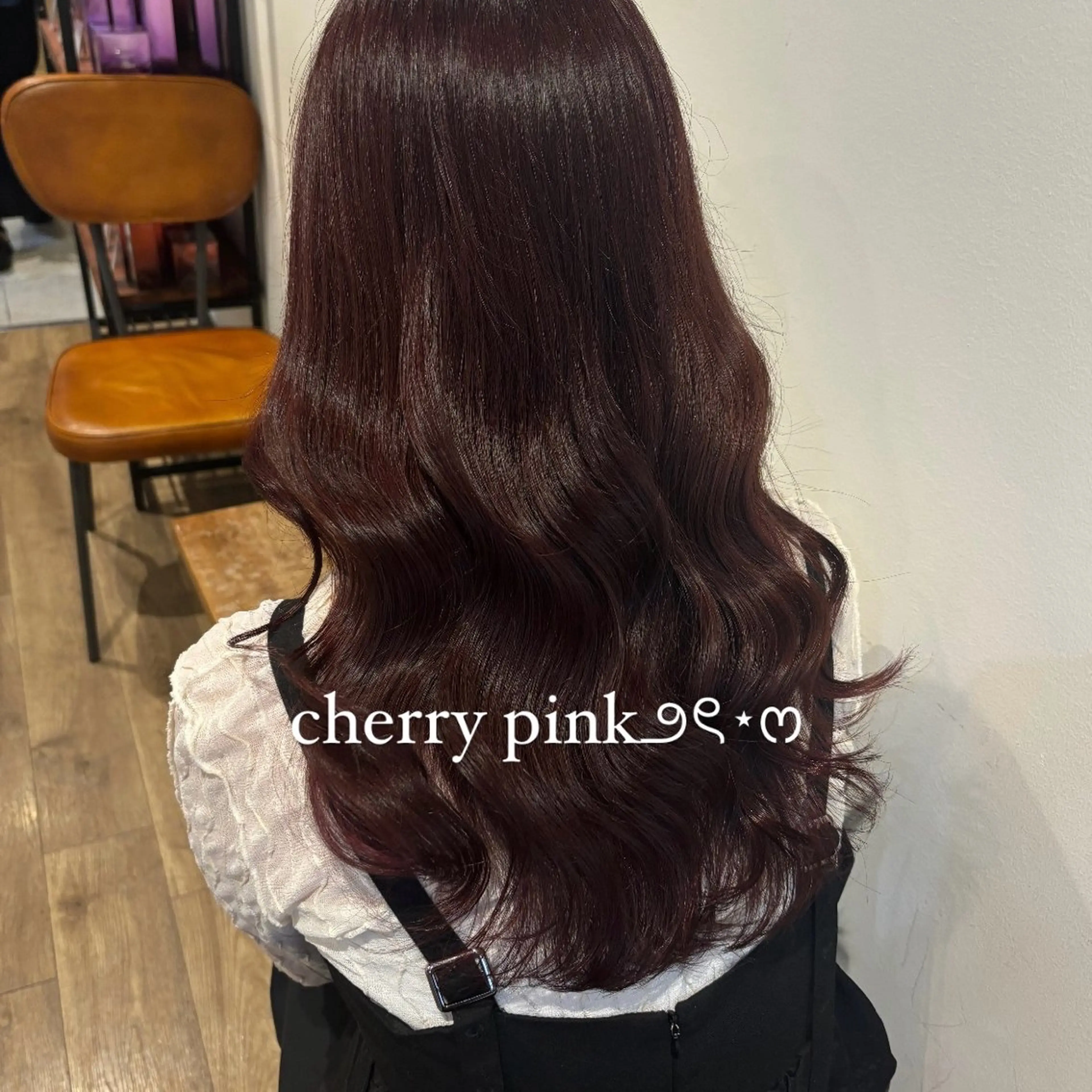 ロング カラー ピンクカラー miku୨୧˖* 透明感モテカラーのヘアスタイル