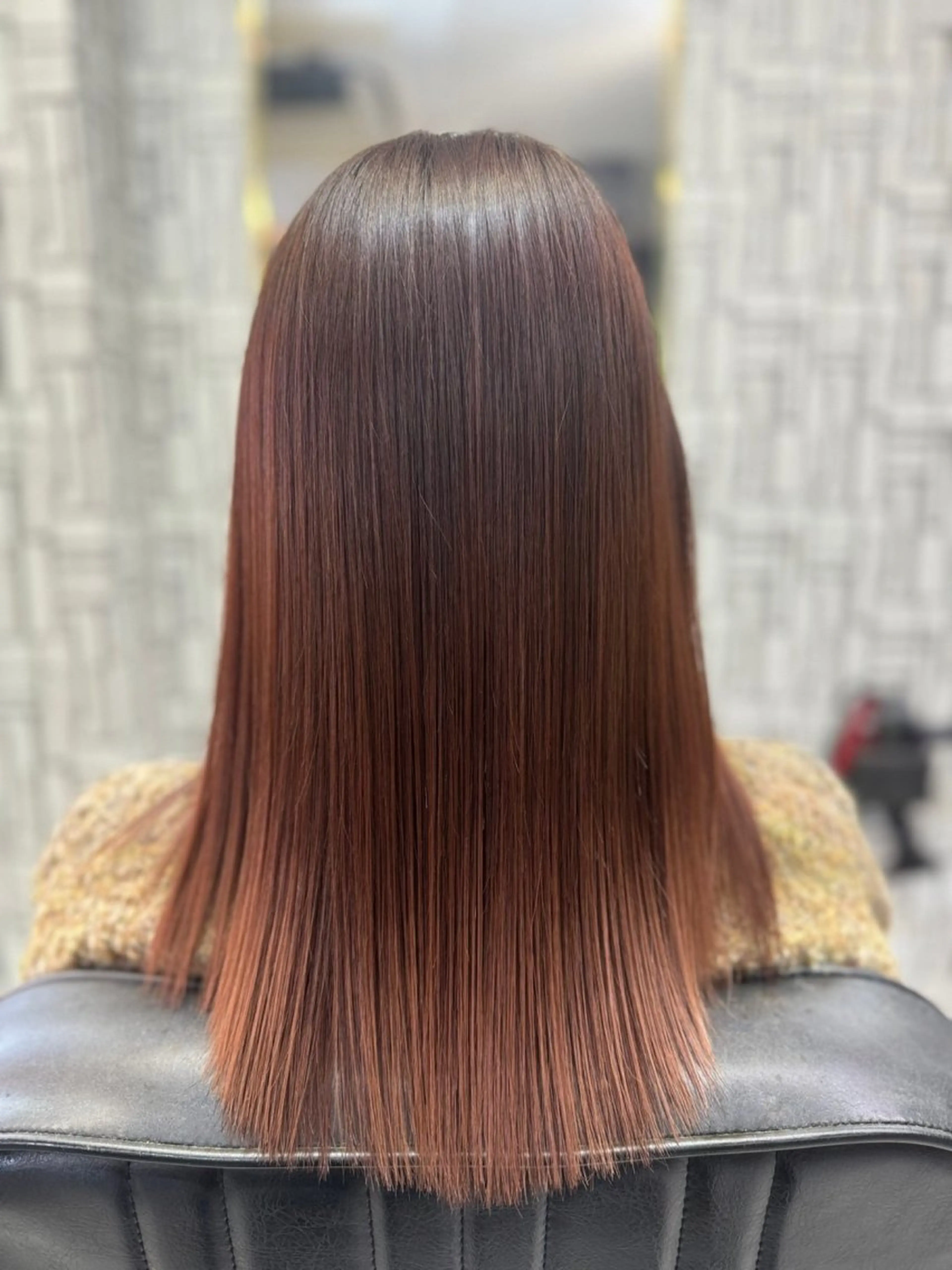 ミディアム ヘアカラー 池田 亮雅のヘアスタイル