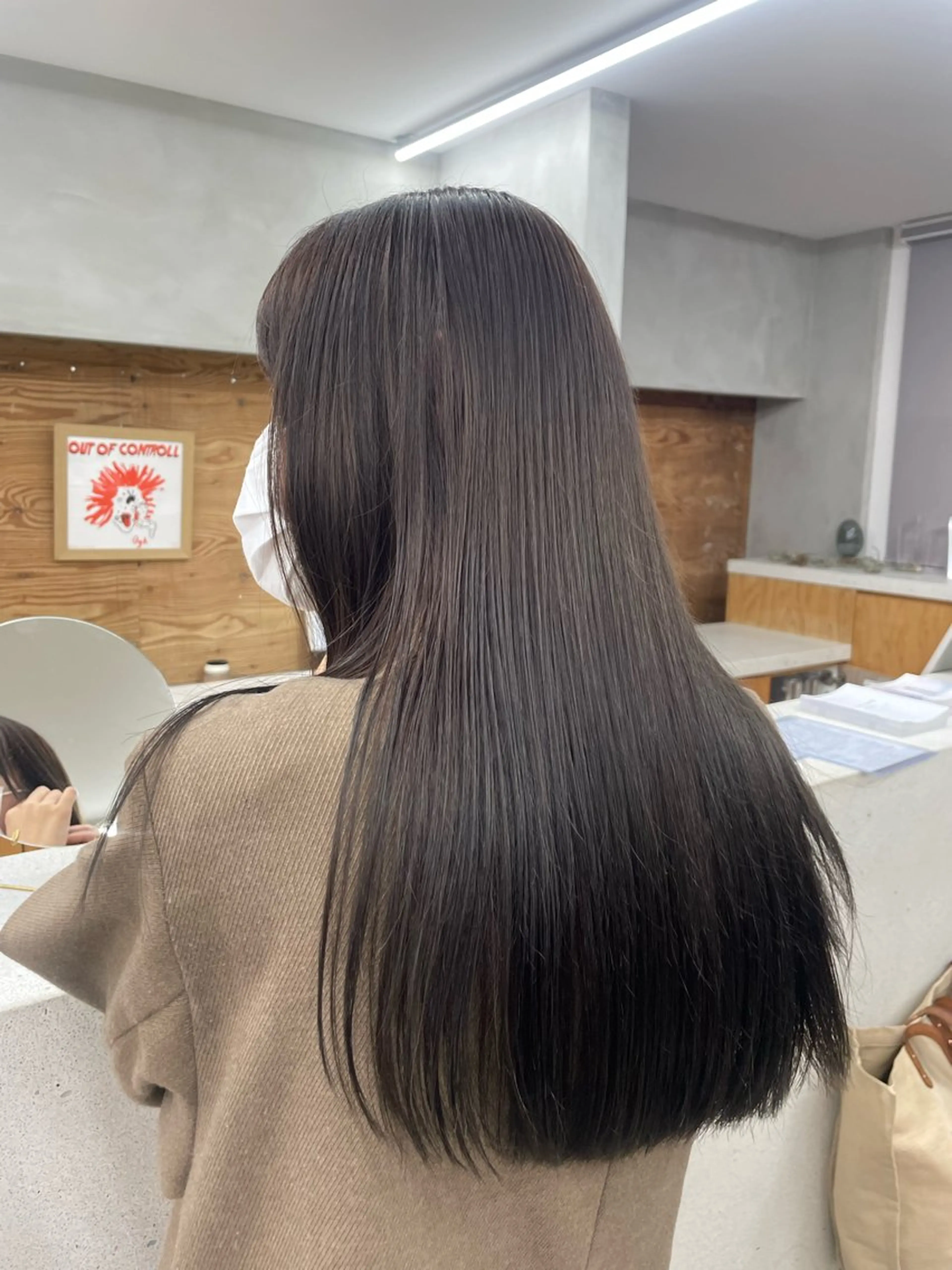 ロング カラー 榛葉 夢乃のヘアスタイル