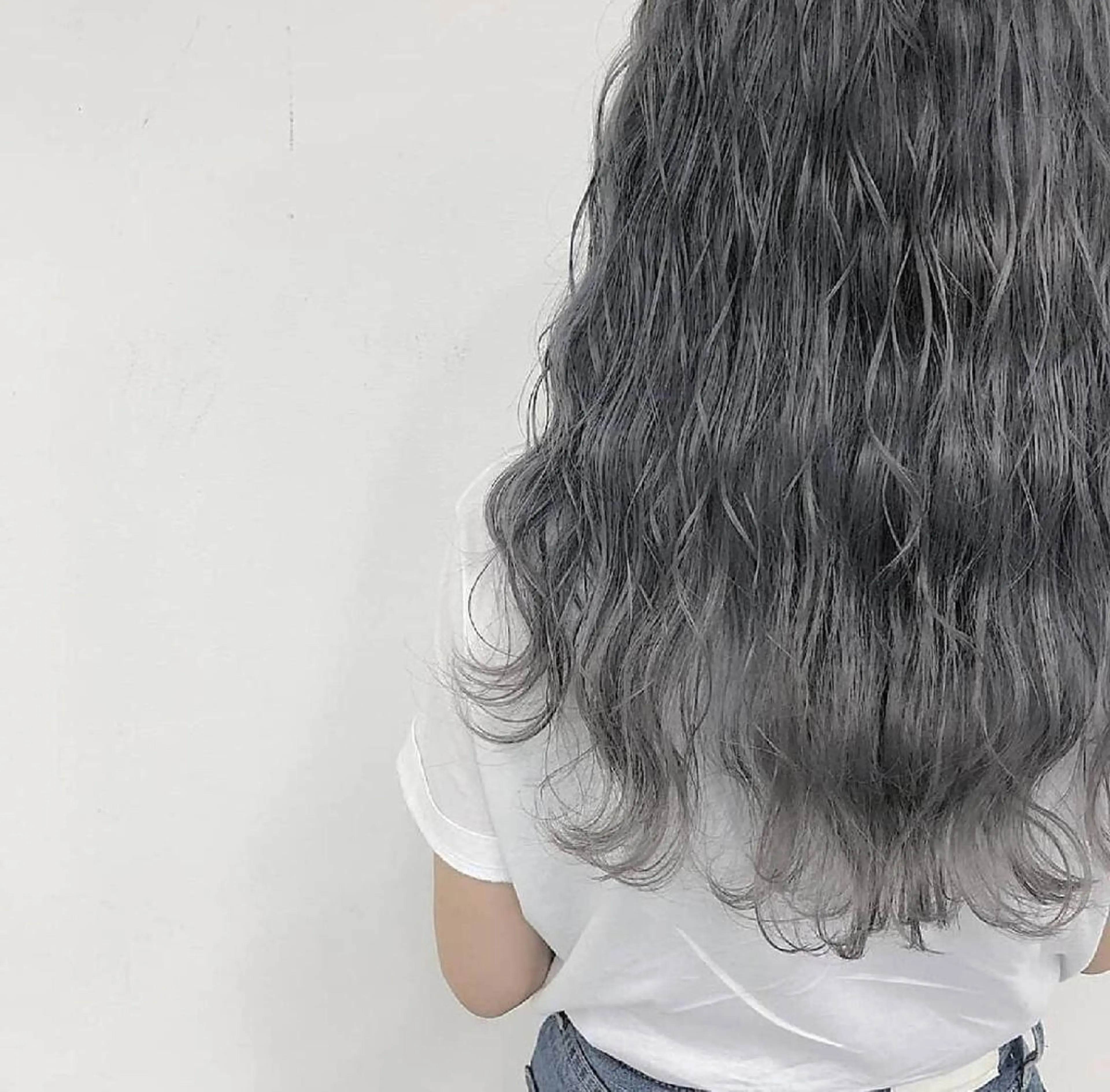 ロング カラー ヘアアレンジ キッズ アディクシーカラー バレイヤージュ ミストバング ベージュカラー 黒髪 女性専用サロン 【中崎町】ゆきみのヘアスタイル