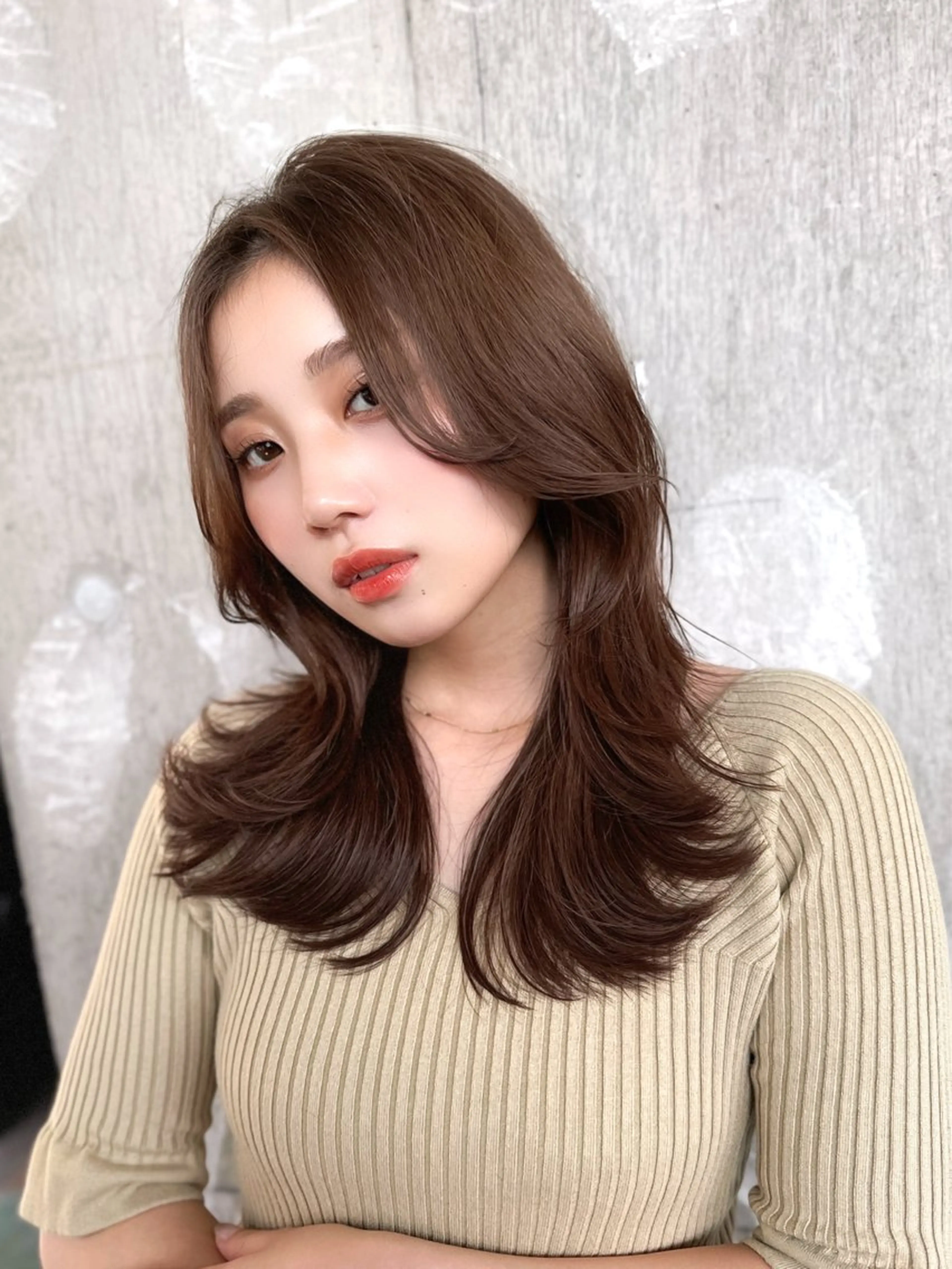 セミロング 瀬野隼也 ミディアムロングのヘアスタイル