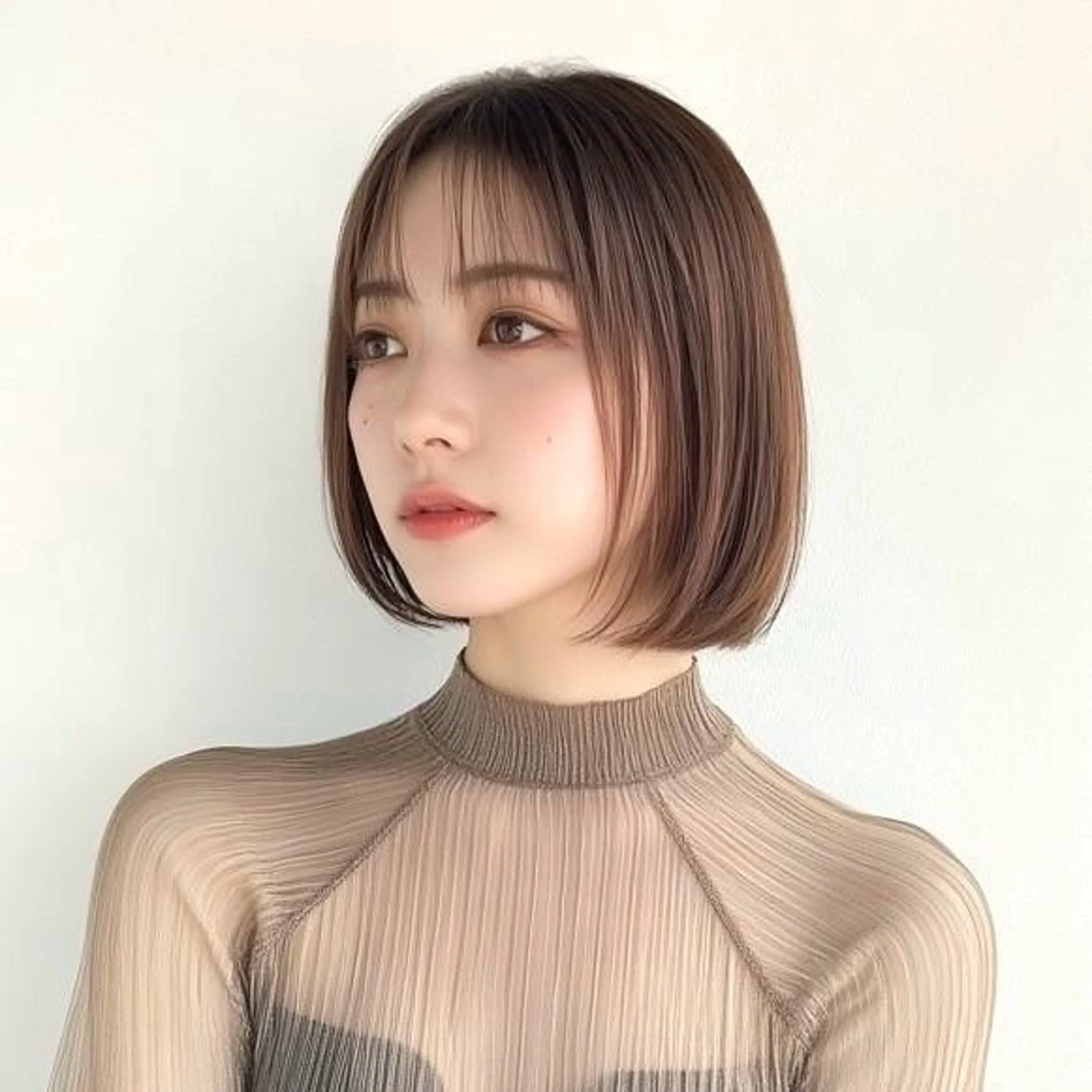 ショート 透明感カラー ふうか　渋谷のヘアスタイル