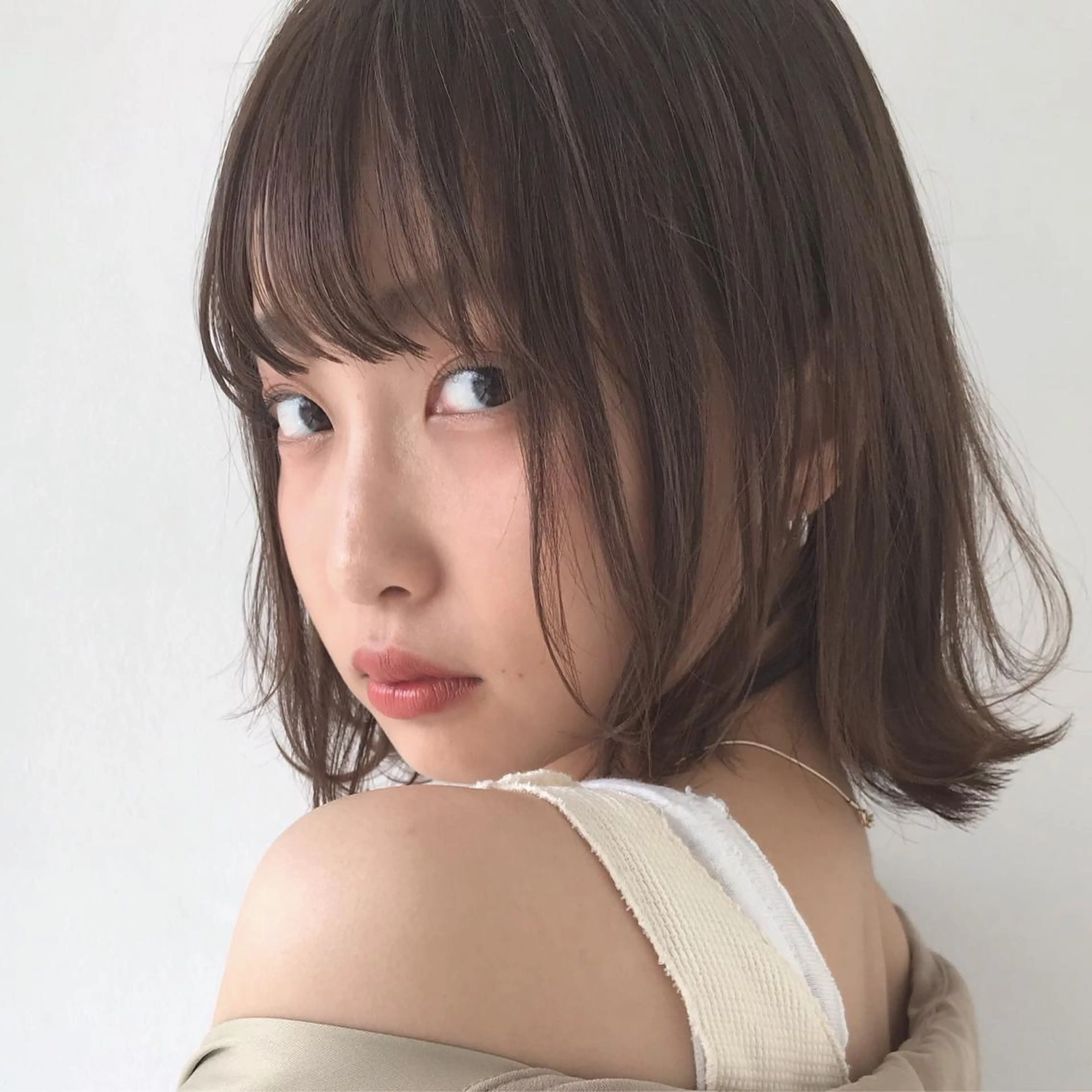 ミディアム カラー 髪質改善/艶カラー /さかうえゆまのヘアスタイル