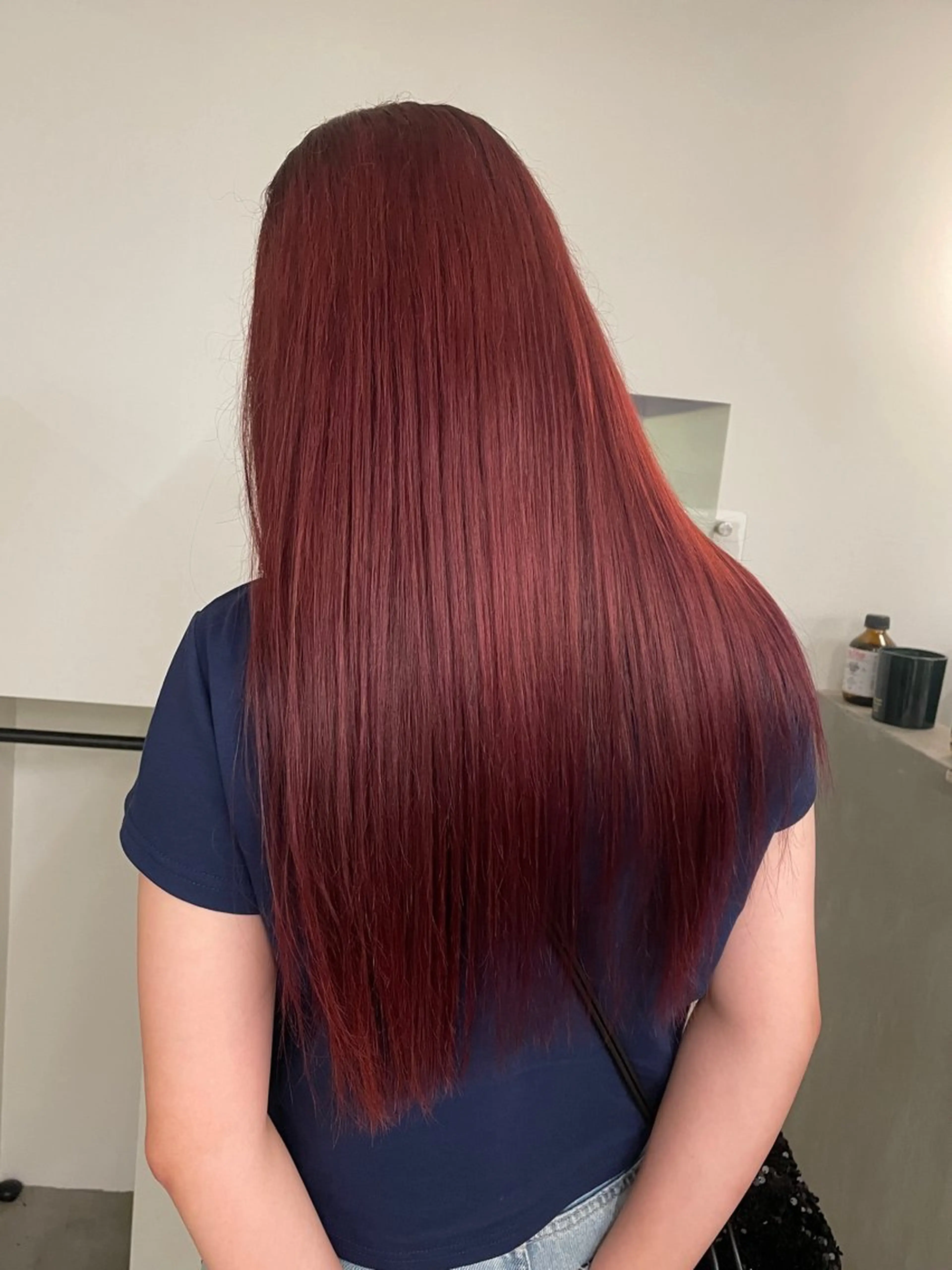 ロング カラー tonari所属・ブリーチモデル/ カットモデル/Riaのヘアスタイル