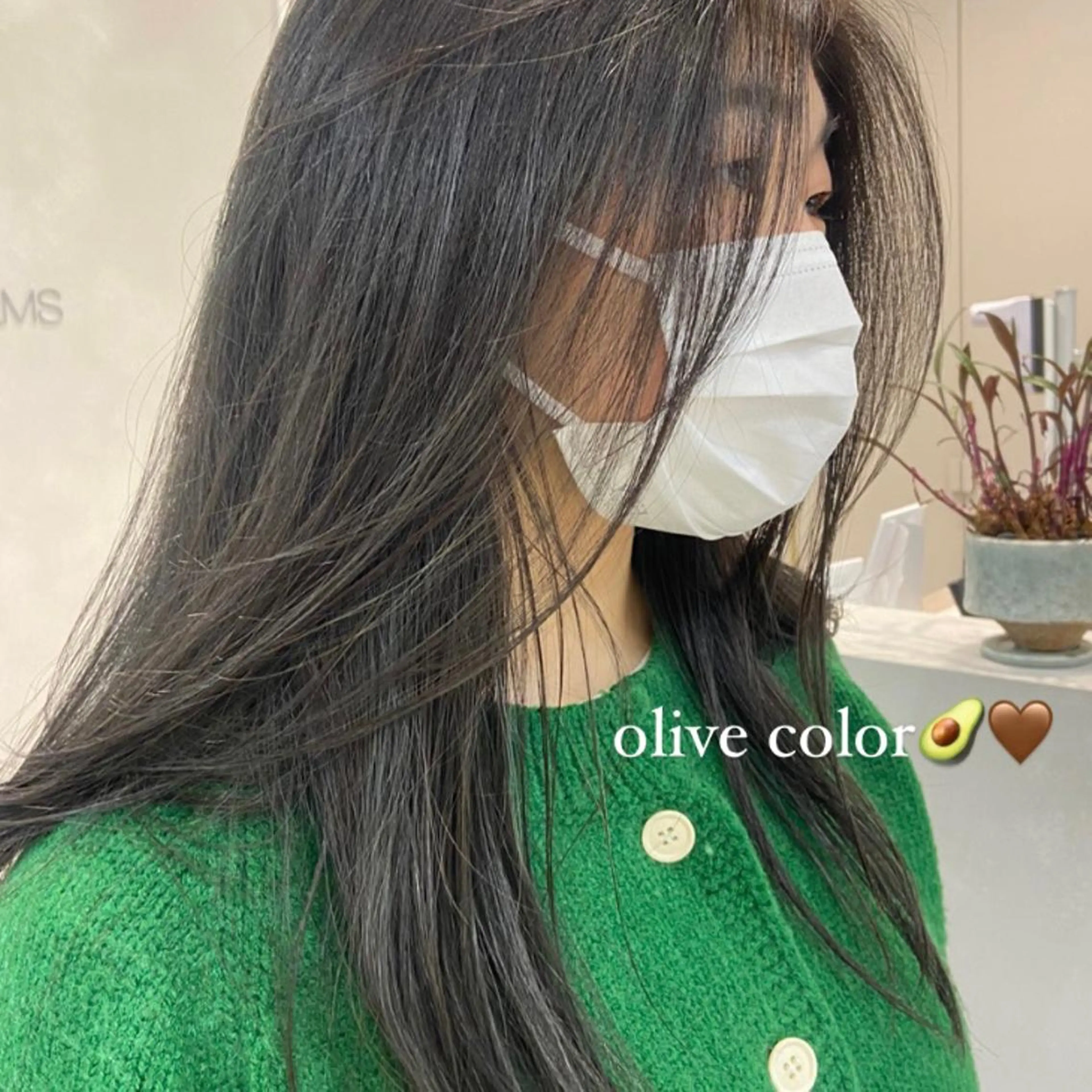 ロング カラー ハイライトカラー ハイライト 青柳美里/ショート カットモデル募集のヘアスタイル