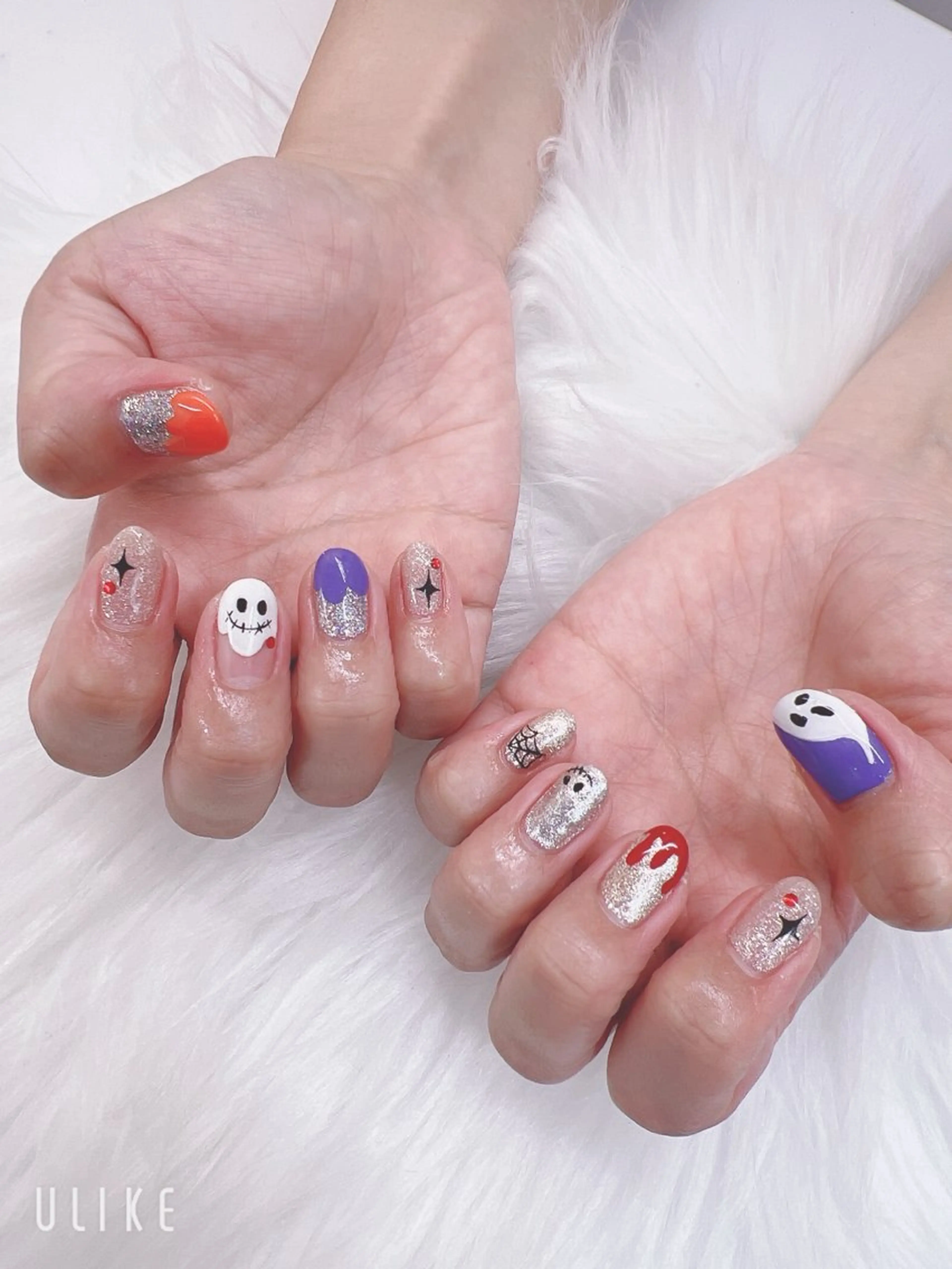 ネイル ハロウィン ハンドネイル Minion所属・北浦和minion YUKIのマツエク・マツパデザイン