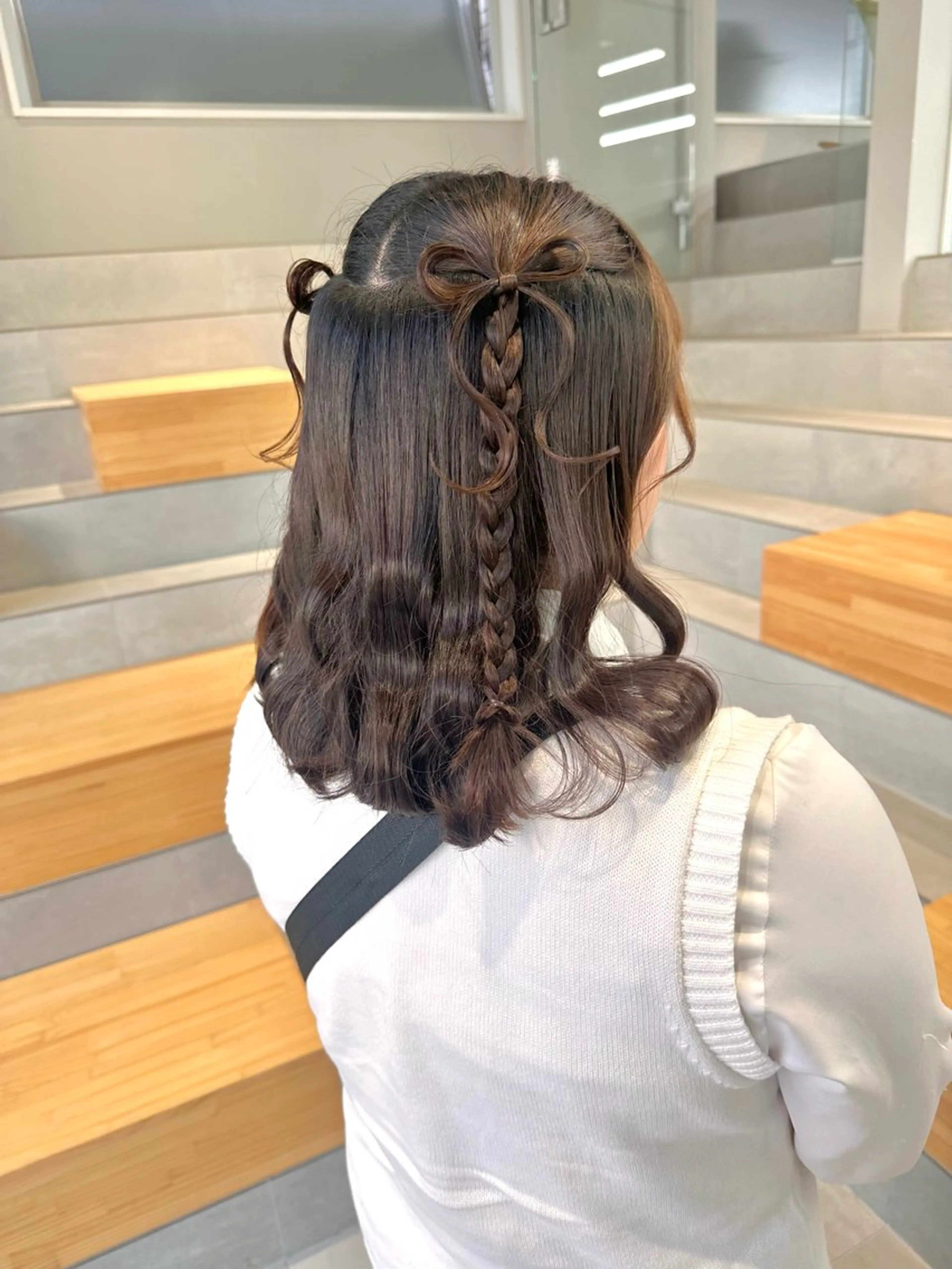 ヘアアレンジ ヘアセット 染谷 遥花のヘアスタイル