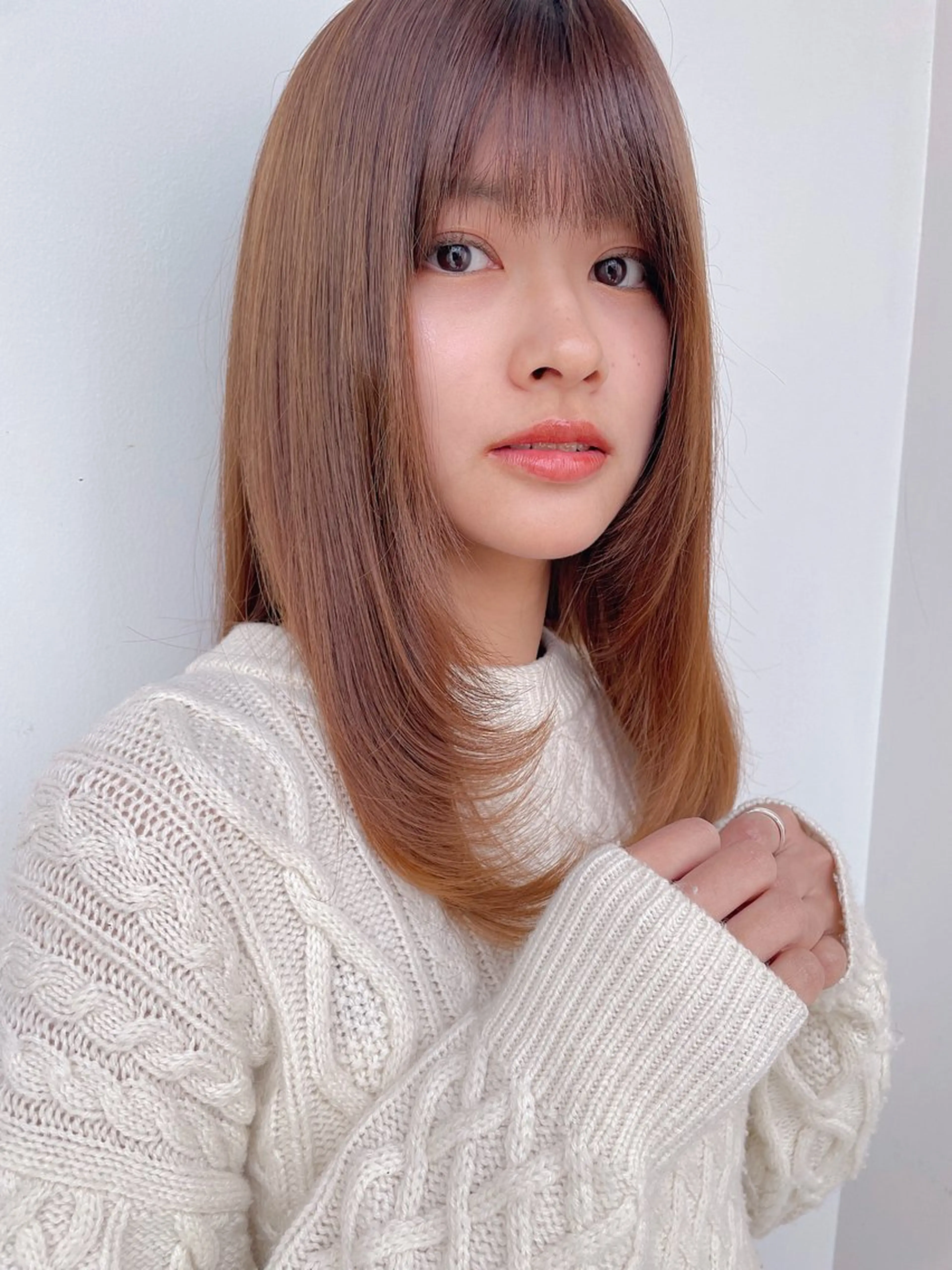 ロング ロングレイヤー レイヤーカット ロング ボブ/ミディアム 親しみやすさ/さくらのヘアスタイル