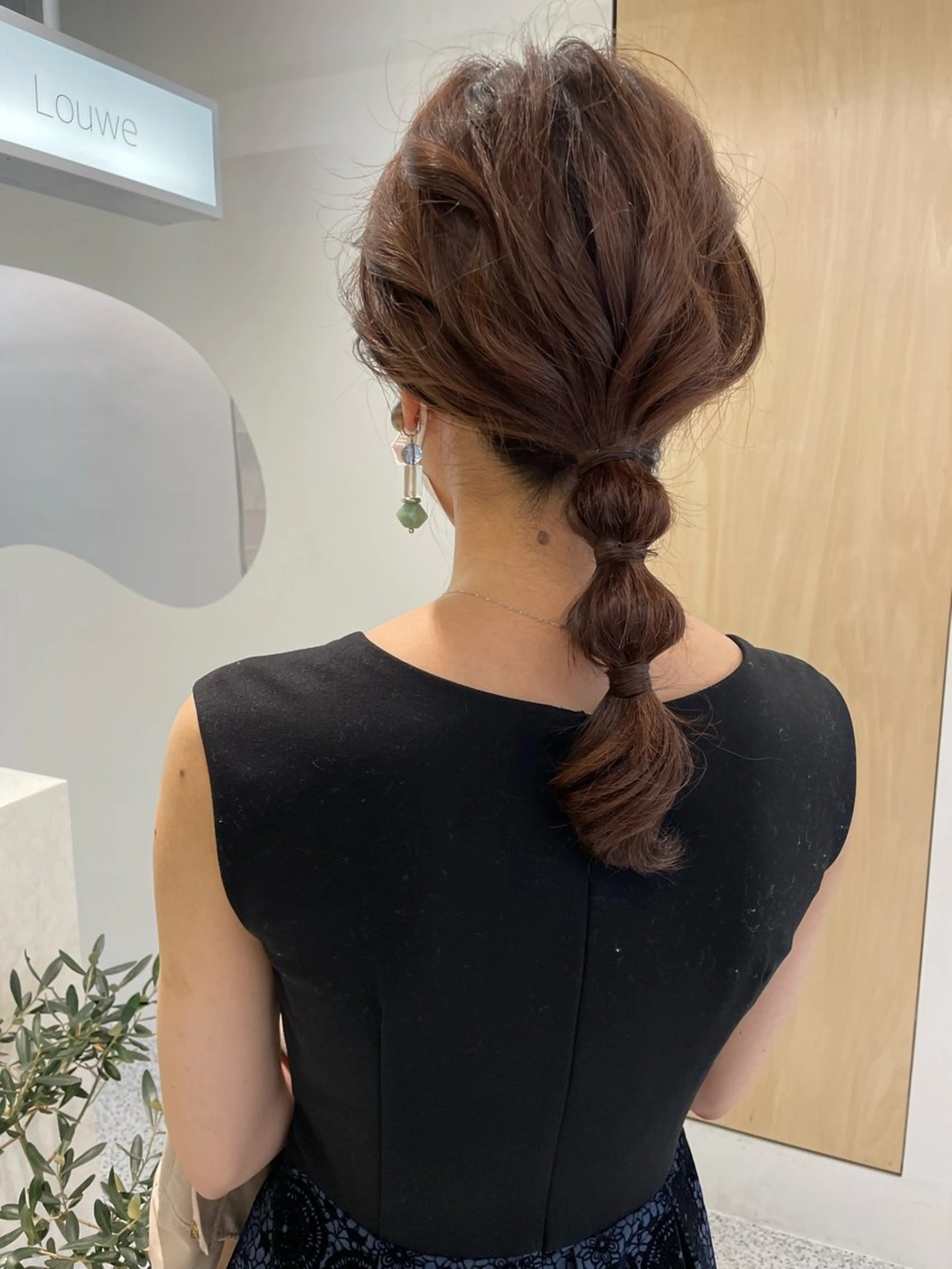 セミロング ヘアセット 遠藤 眞実のヘアスタイル