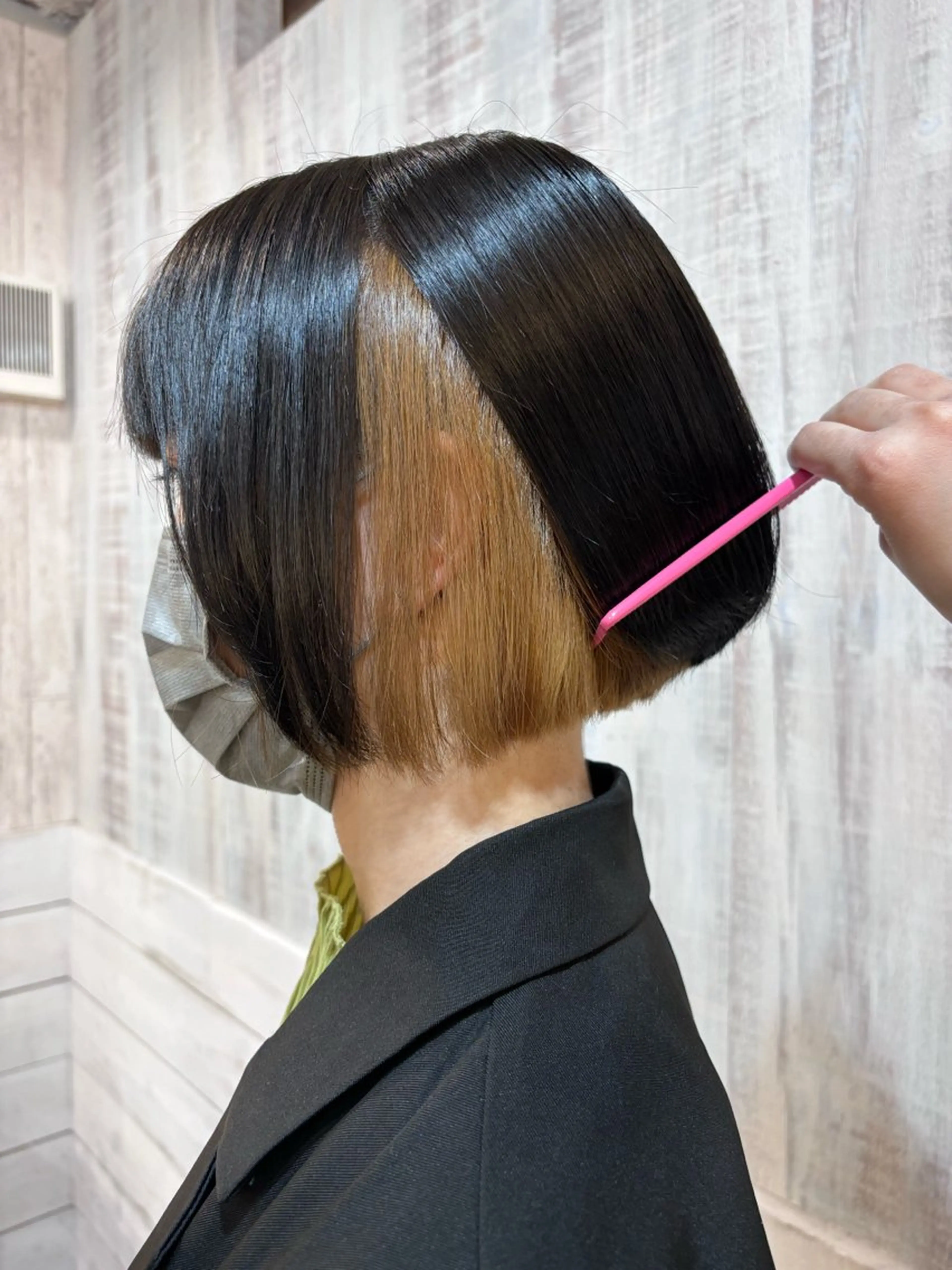 ショート ブリーチなしW カラー✳︎ayaneのヘアスタイル