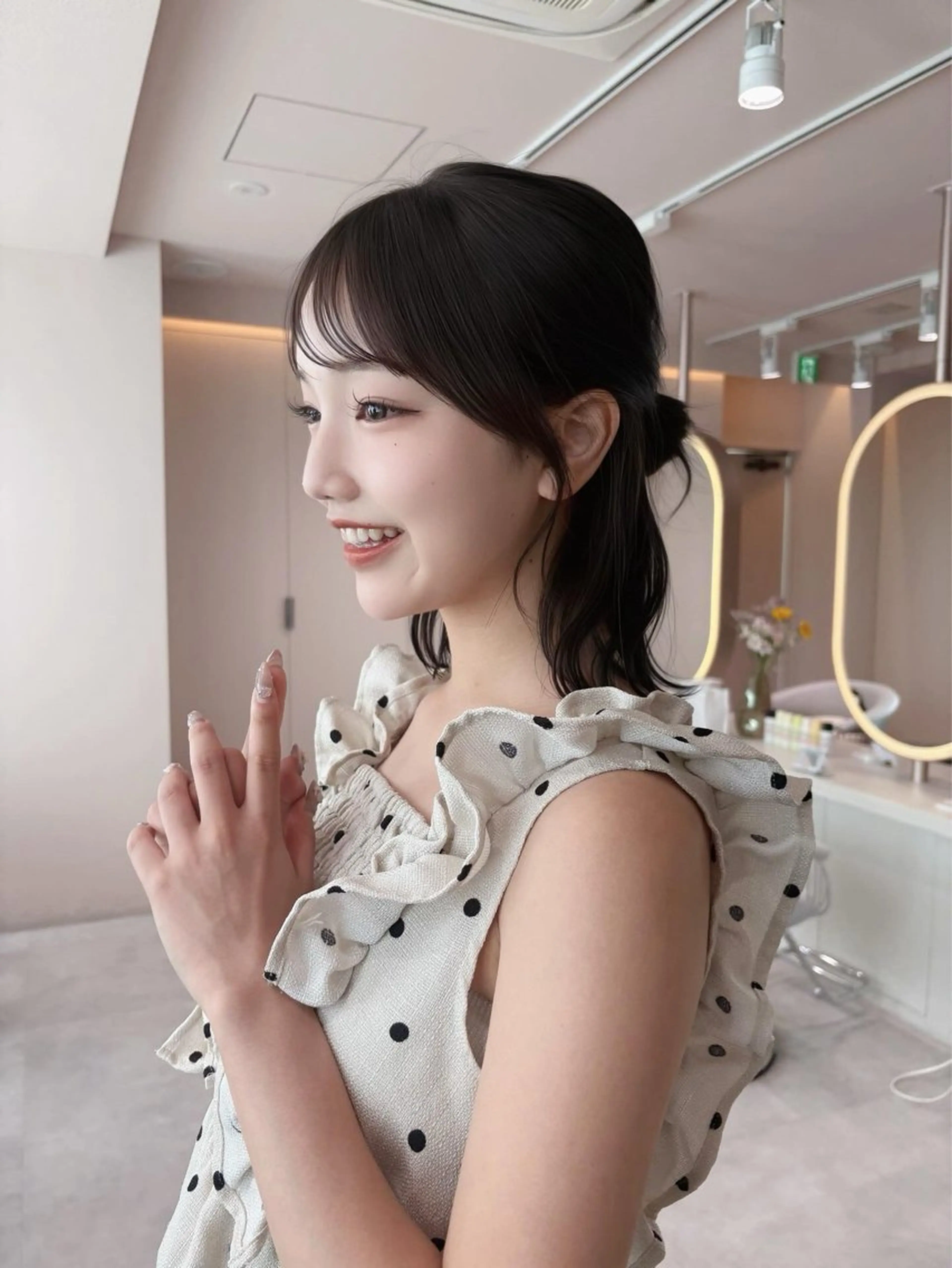 ヘアセット🪄ヘアアレンジ🌷韓国巻き🎀💕の写真