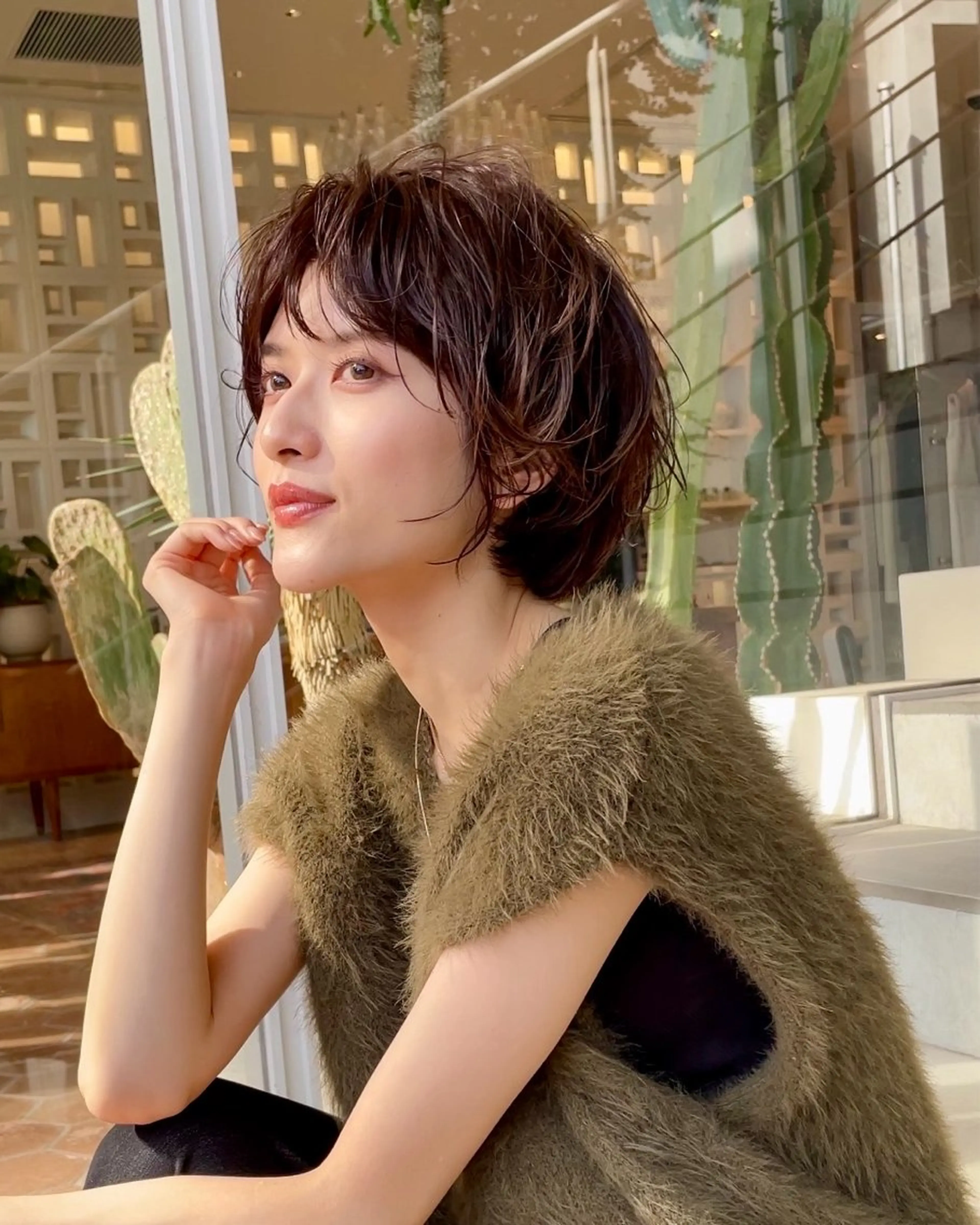 ショート カラー GROW middle所属・山梨 洸のヘアスタイル