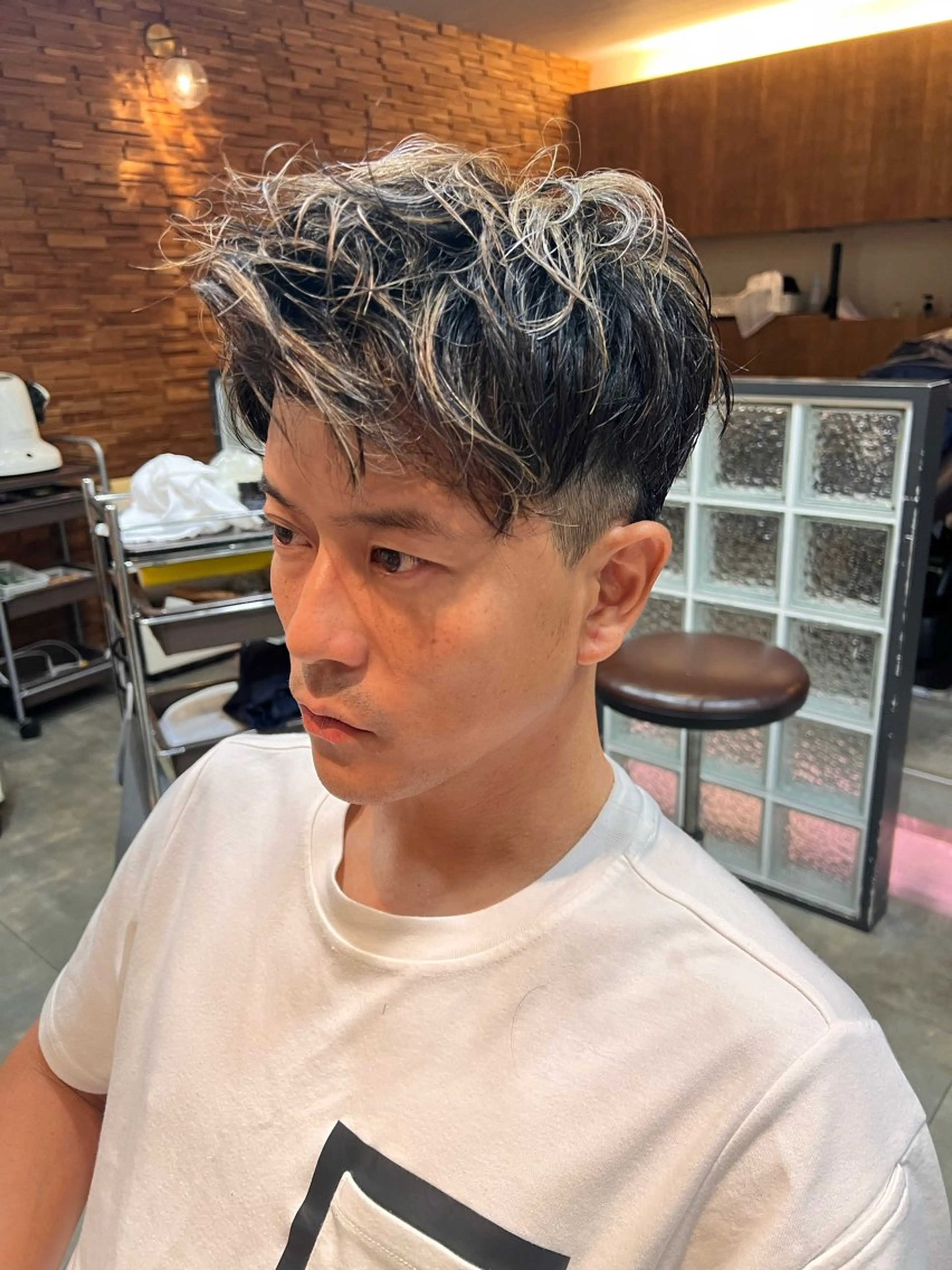 メンズカット・メッシュorハイライトカラー💈の写真