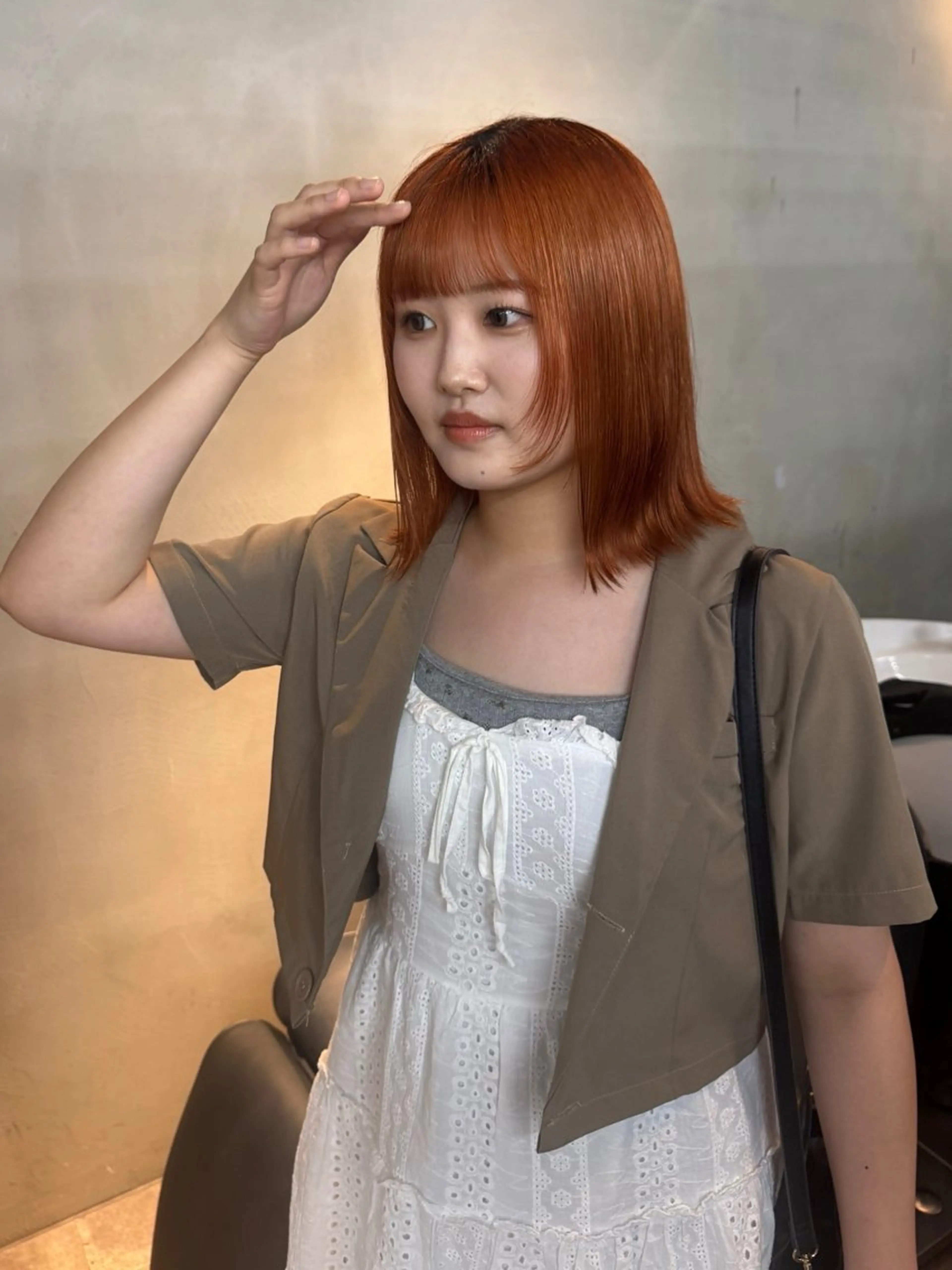 ミディアム ヘアカラー トリートメント ヘアセット 【GEEKS】 Momoka🪷のヘアスタイル