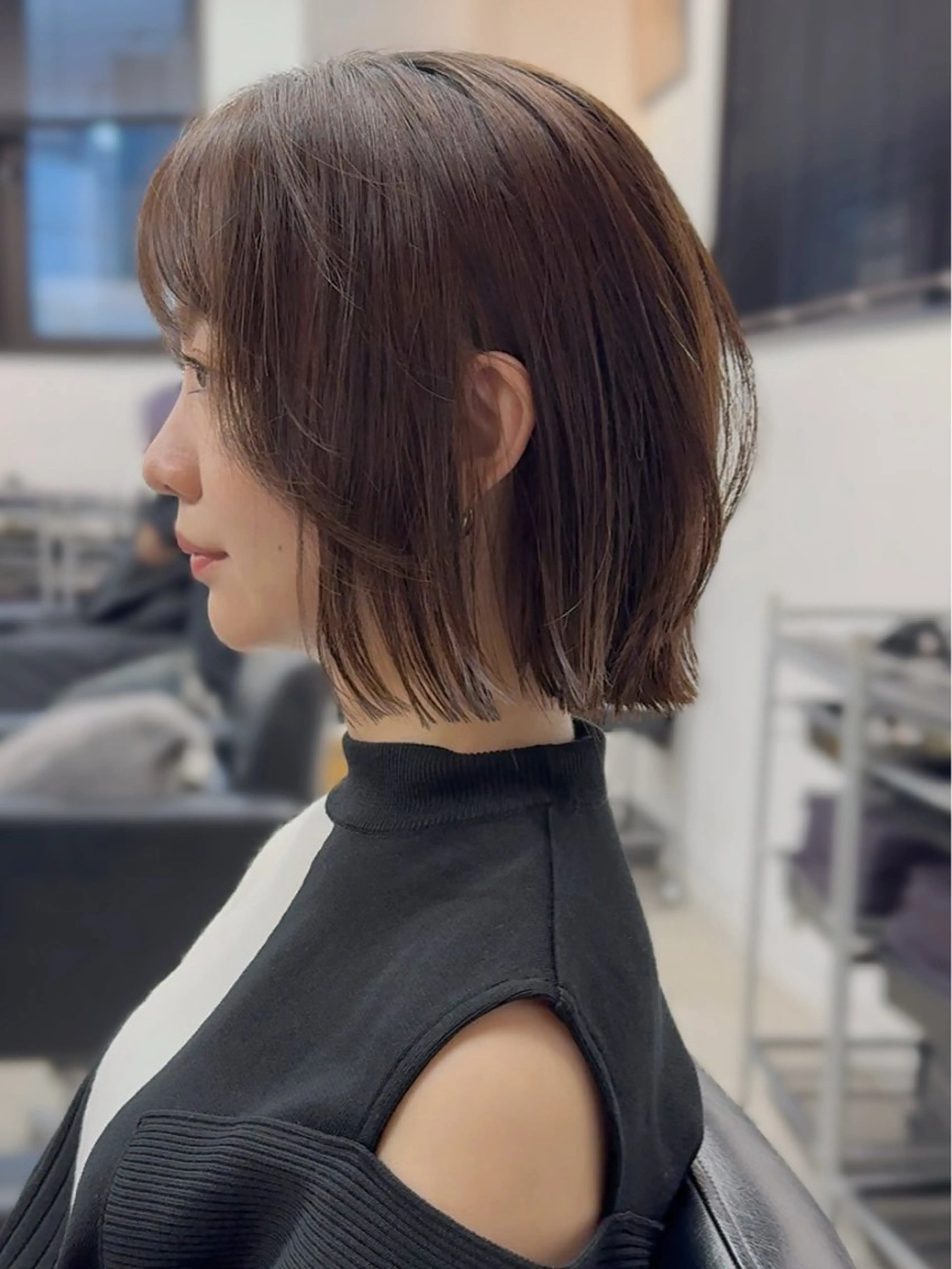 ショート カラー カット ヘアカラー トリートメント 原宿レイヤーカット 渋谷【山本喜熙】のヘアスタイル