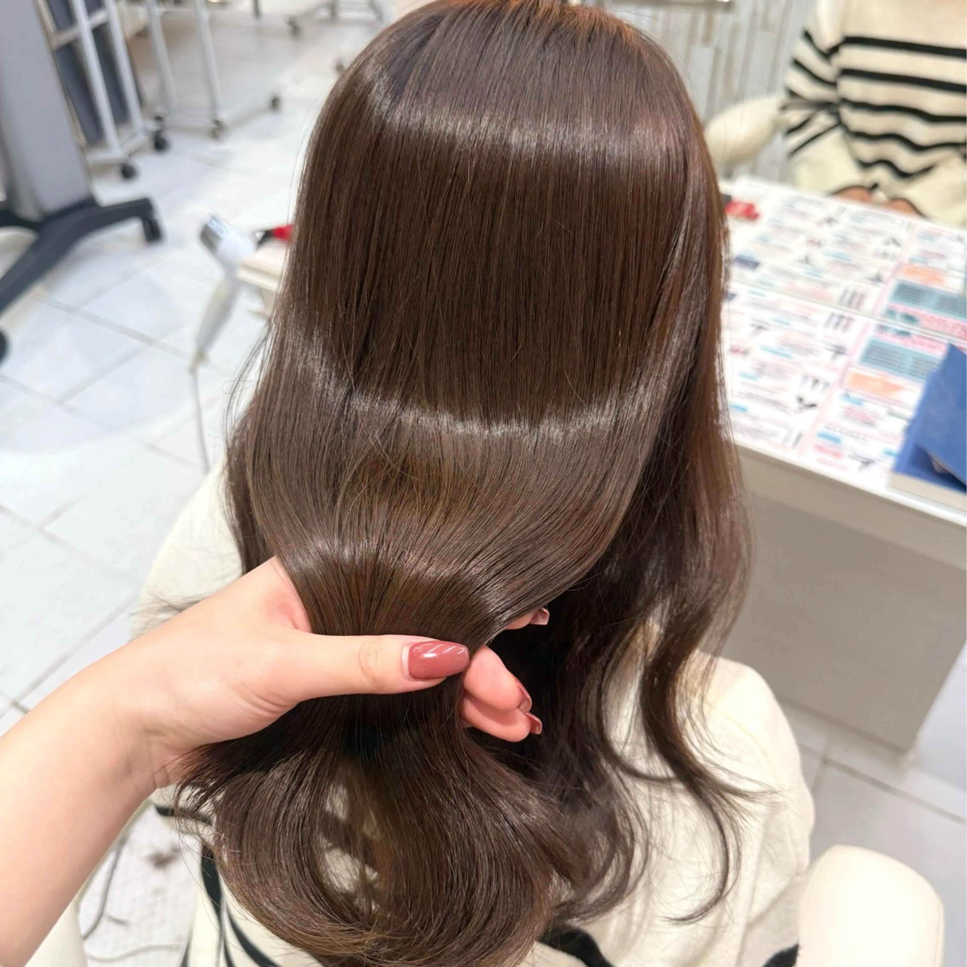 ロング カット ヘアカラー トリートメント すずき なつき🌙のヘアスタイル