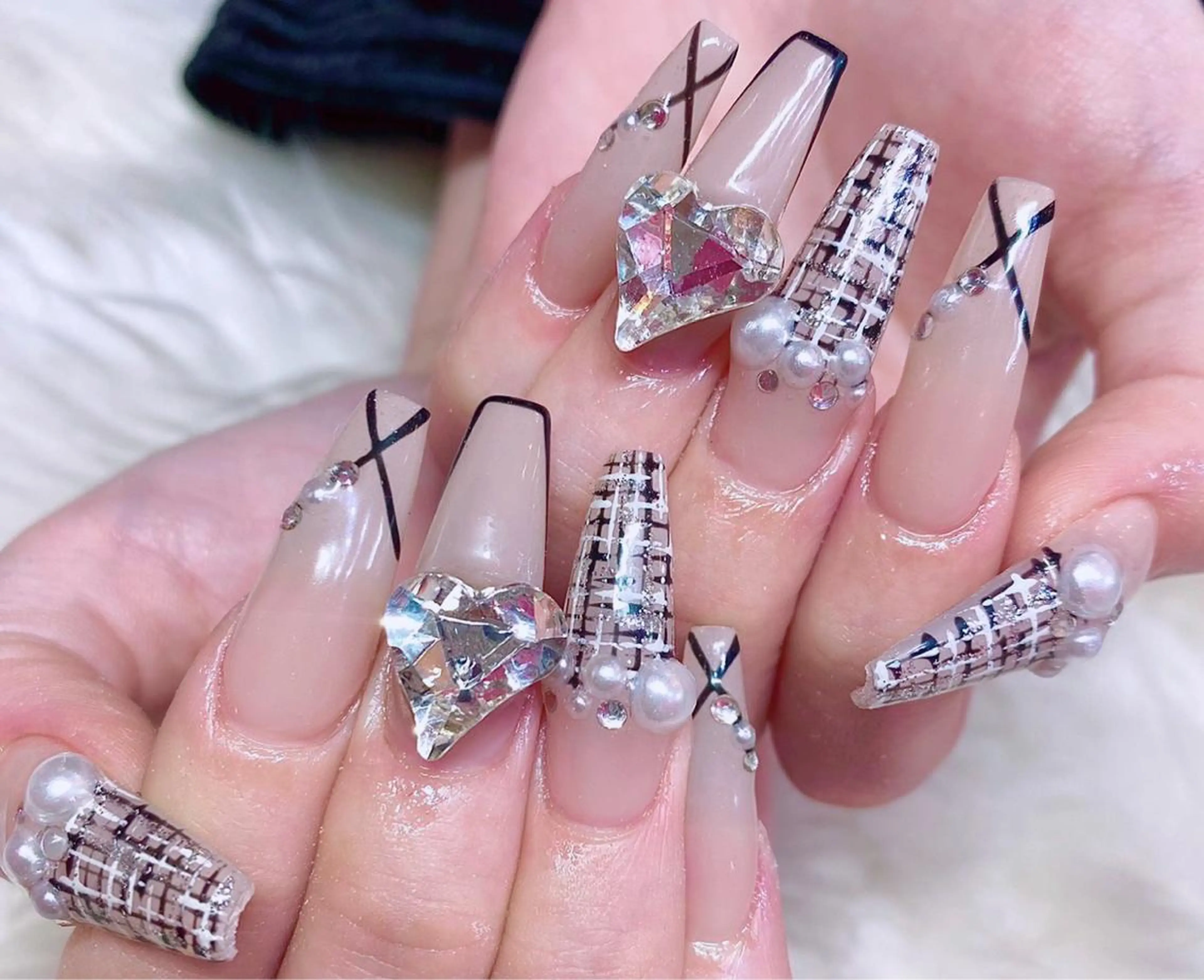 ネイル 成人式 スカルプネイル NAILSGOGO shibuyaのネイルデザイン