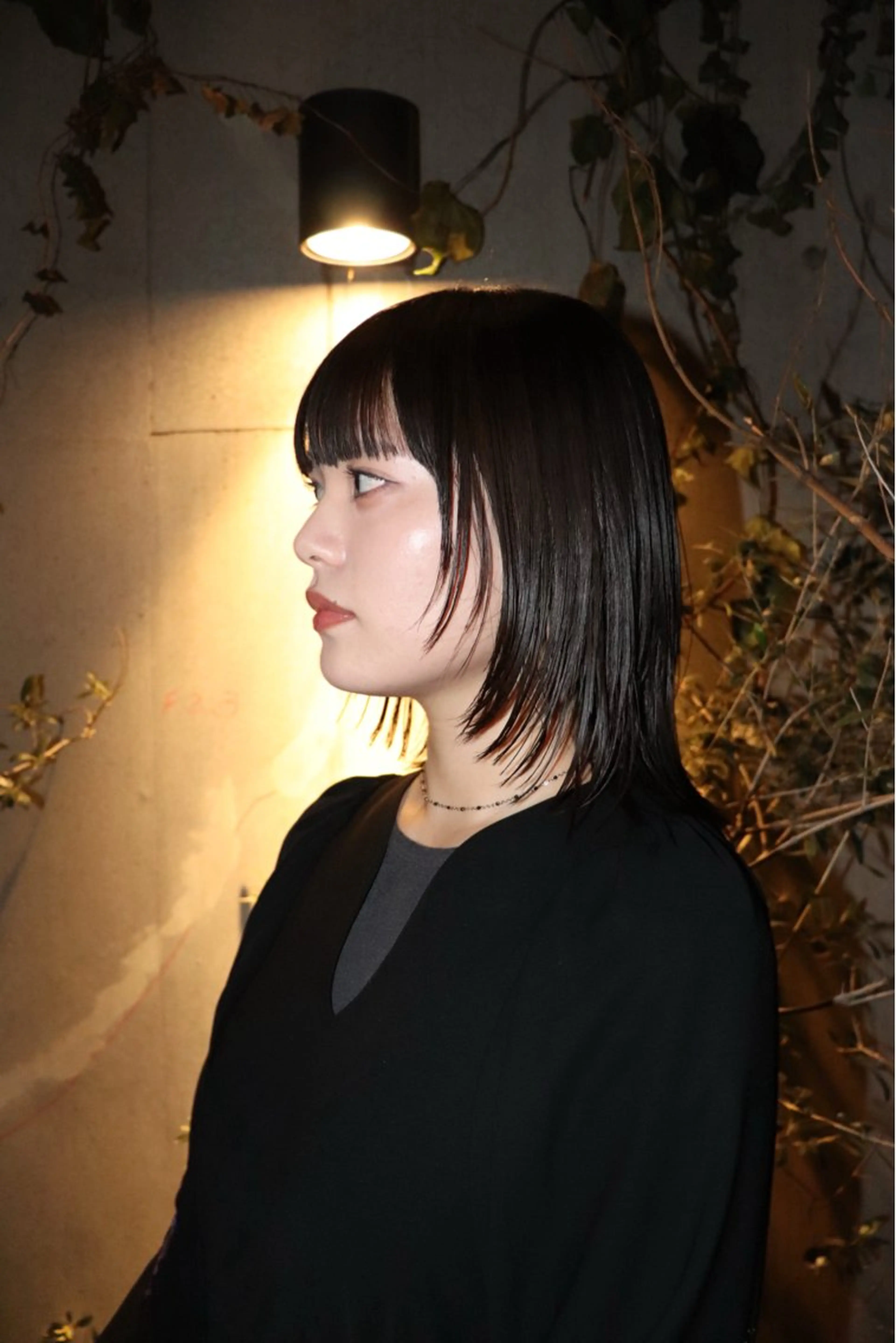 ミディアム パーマ 似合わせカット /パーマ岡本淳平のヘアスタイル