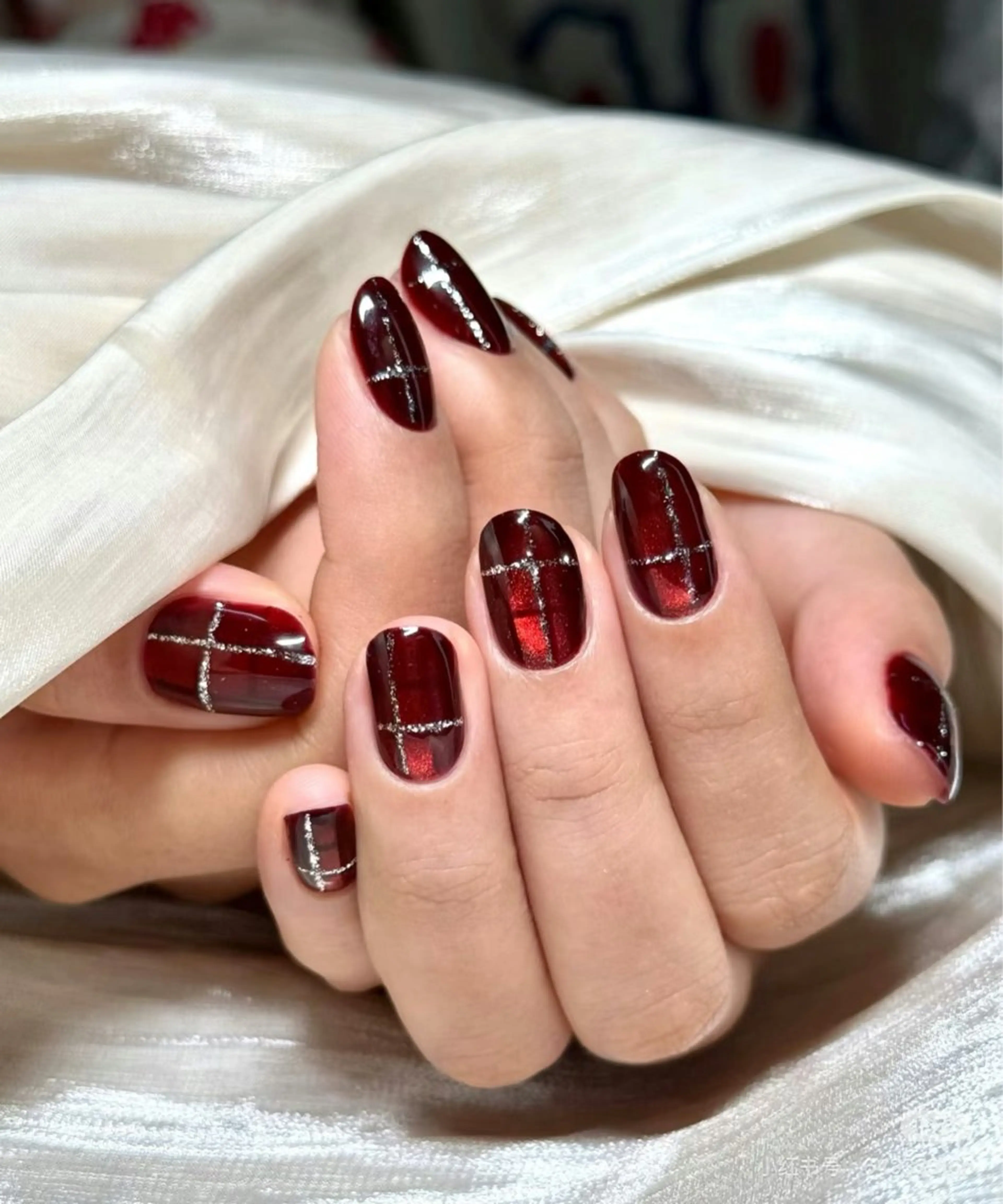 ネイル アートネイル べっ甲ネイル チークネイル 長さ出し フットネイル ハンドネイル ハンドケア ラッキーネイルサロン 西川口東口店のネイルデザイン