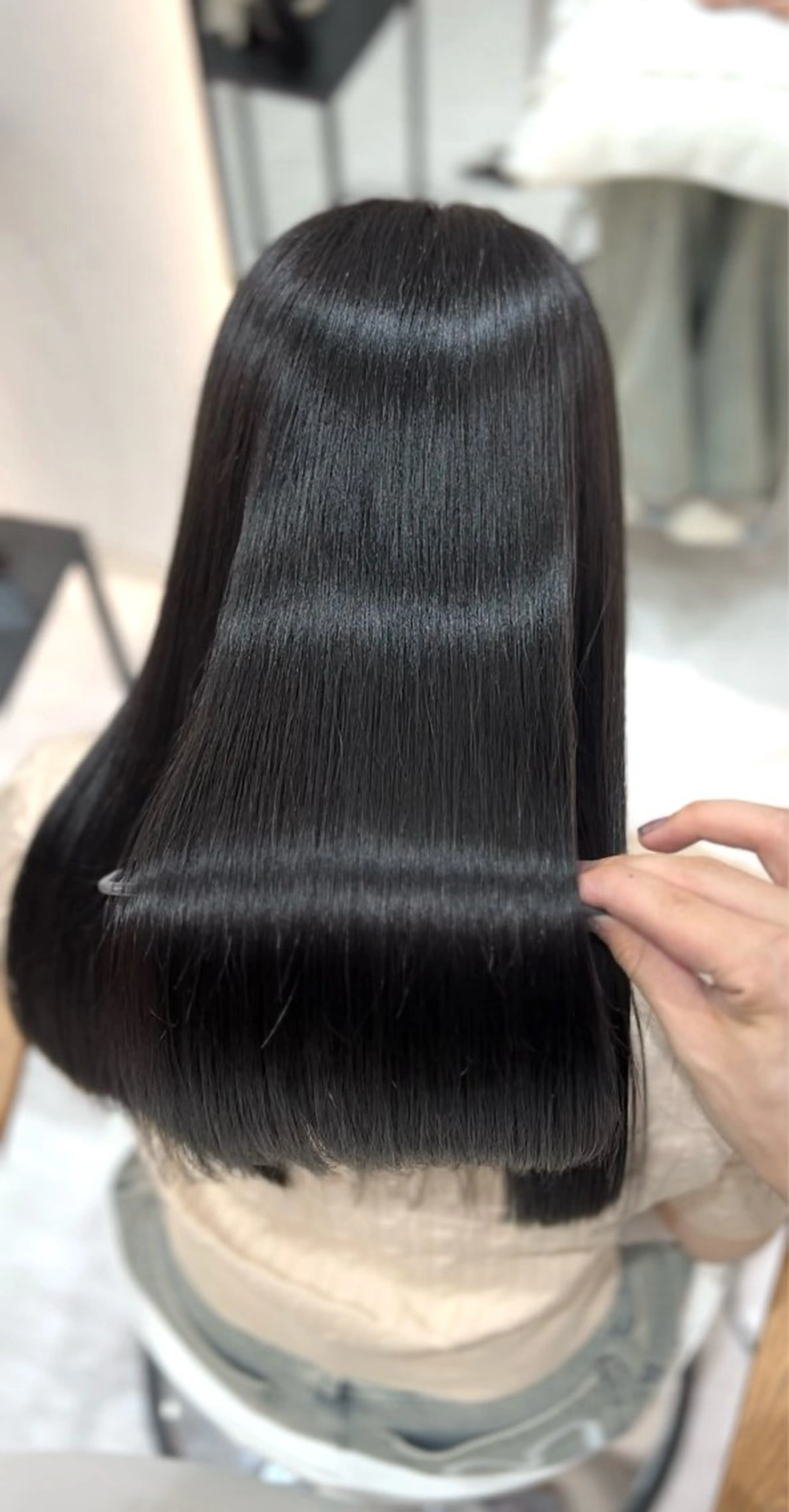 ロング カット ヘアカラー トリートメント 輝士‎🤍レイヤー/ 艶髪/透明感/顔周りのヘアスタイル