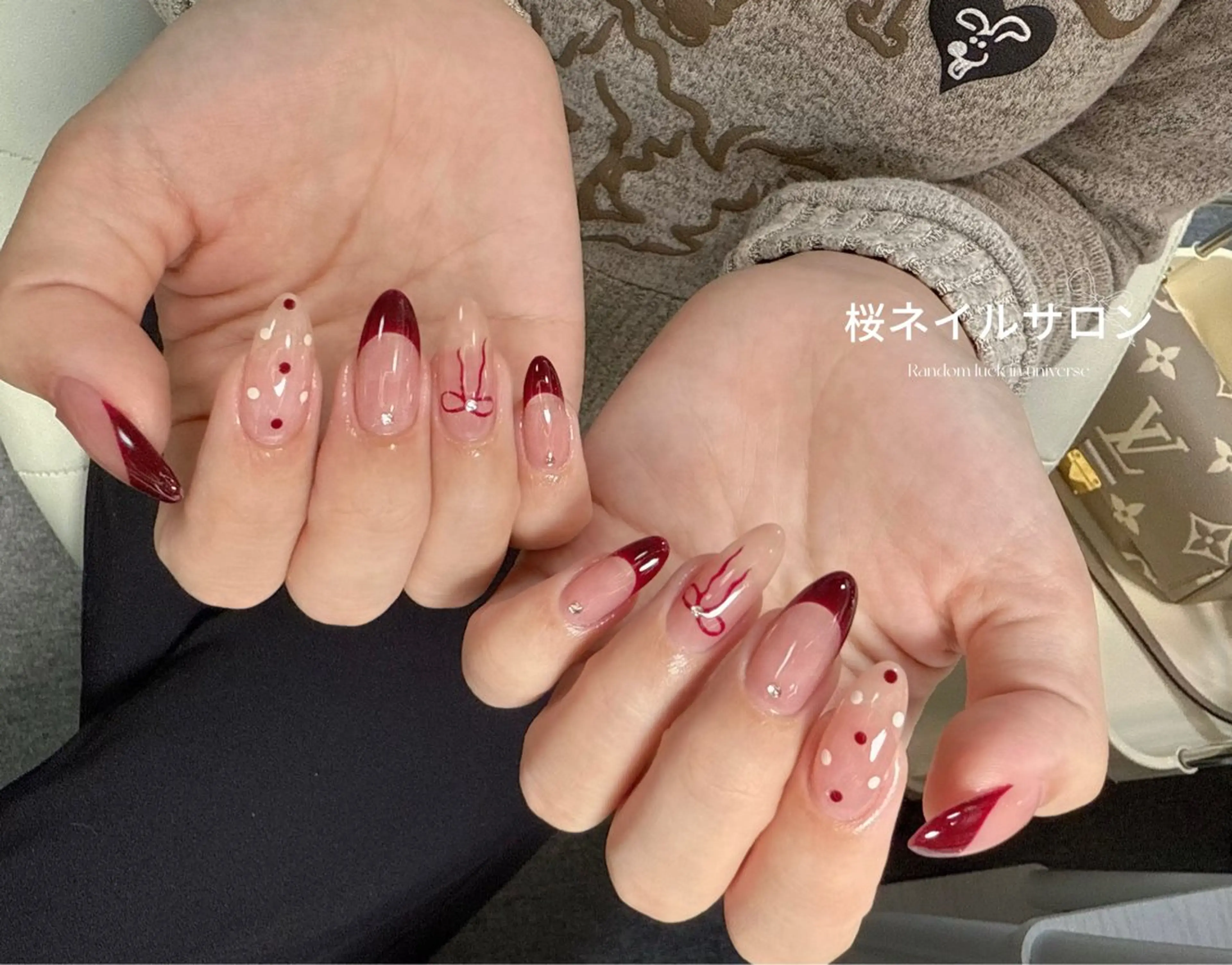 ネイル アートネイル フットネイル フレンチネイル ジェルネイル ニュアンスネイル ハンドネイル 桜 ネイルのネイルデザイン