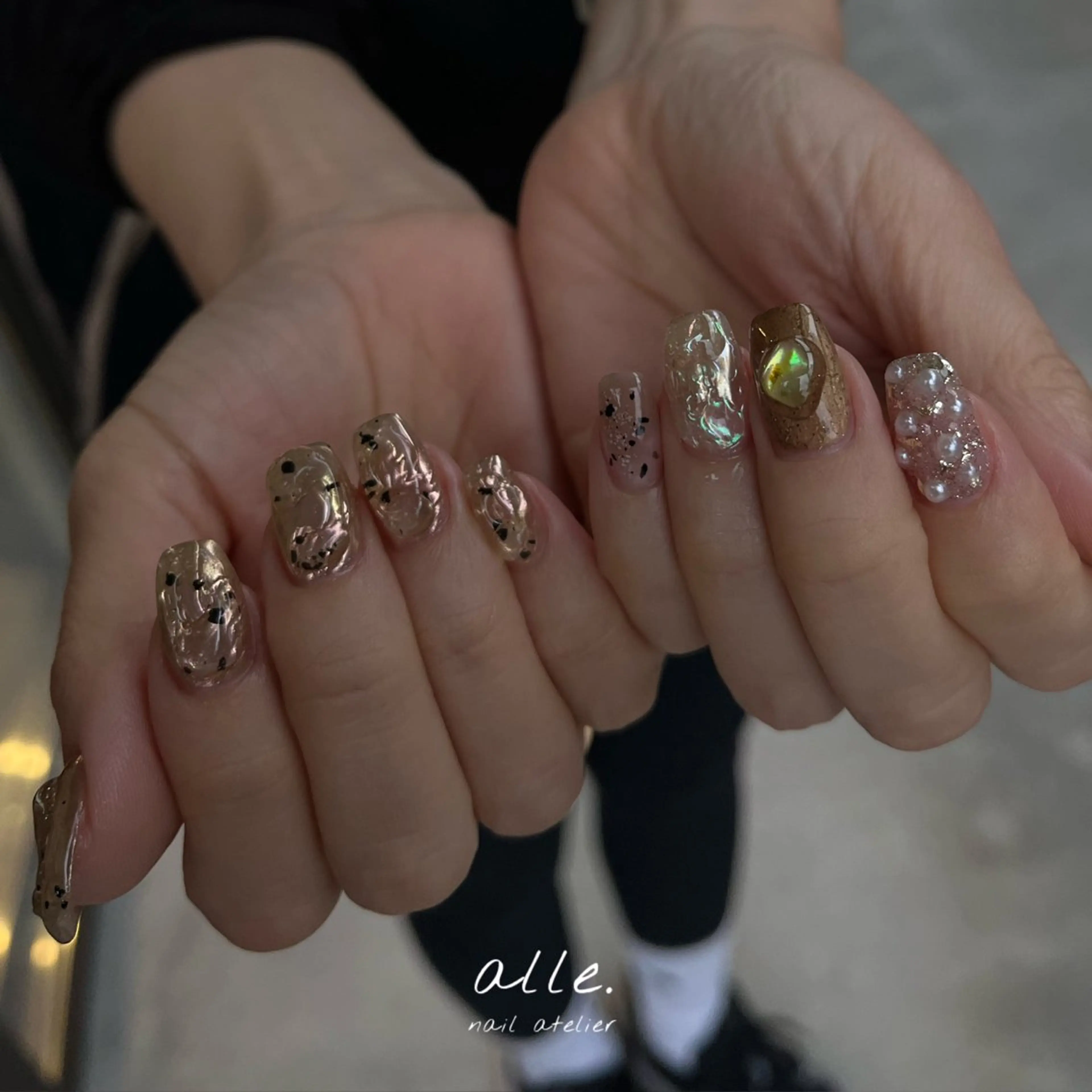 ネイル ハンドネイル atelier alle.のネイルデザイン