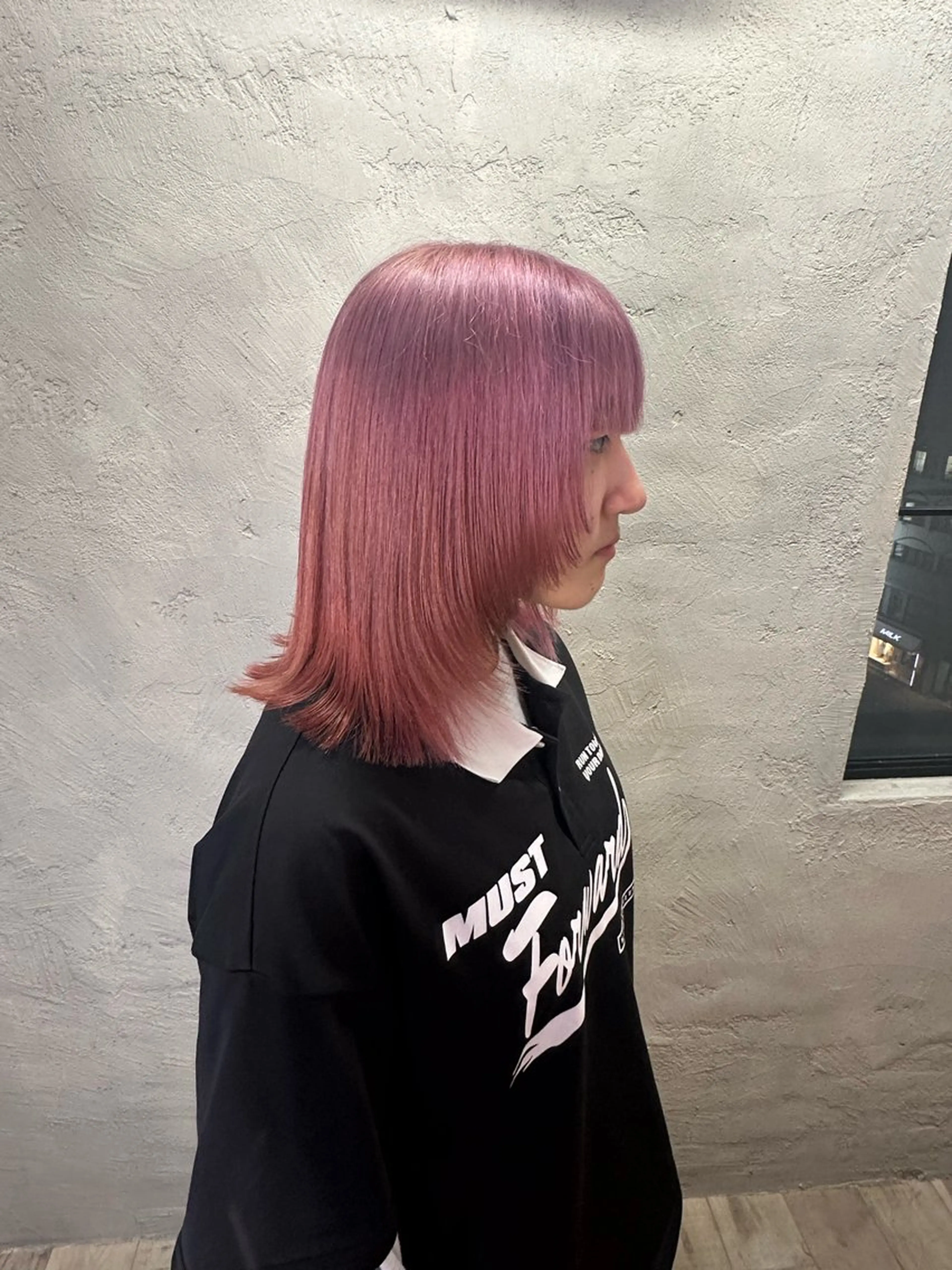 セミロング カラー パーマ ヘアアレンジ 暖色💖ツヤ髪💖 masae🌼のヘアスタイル