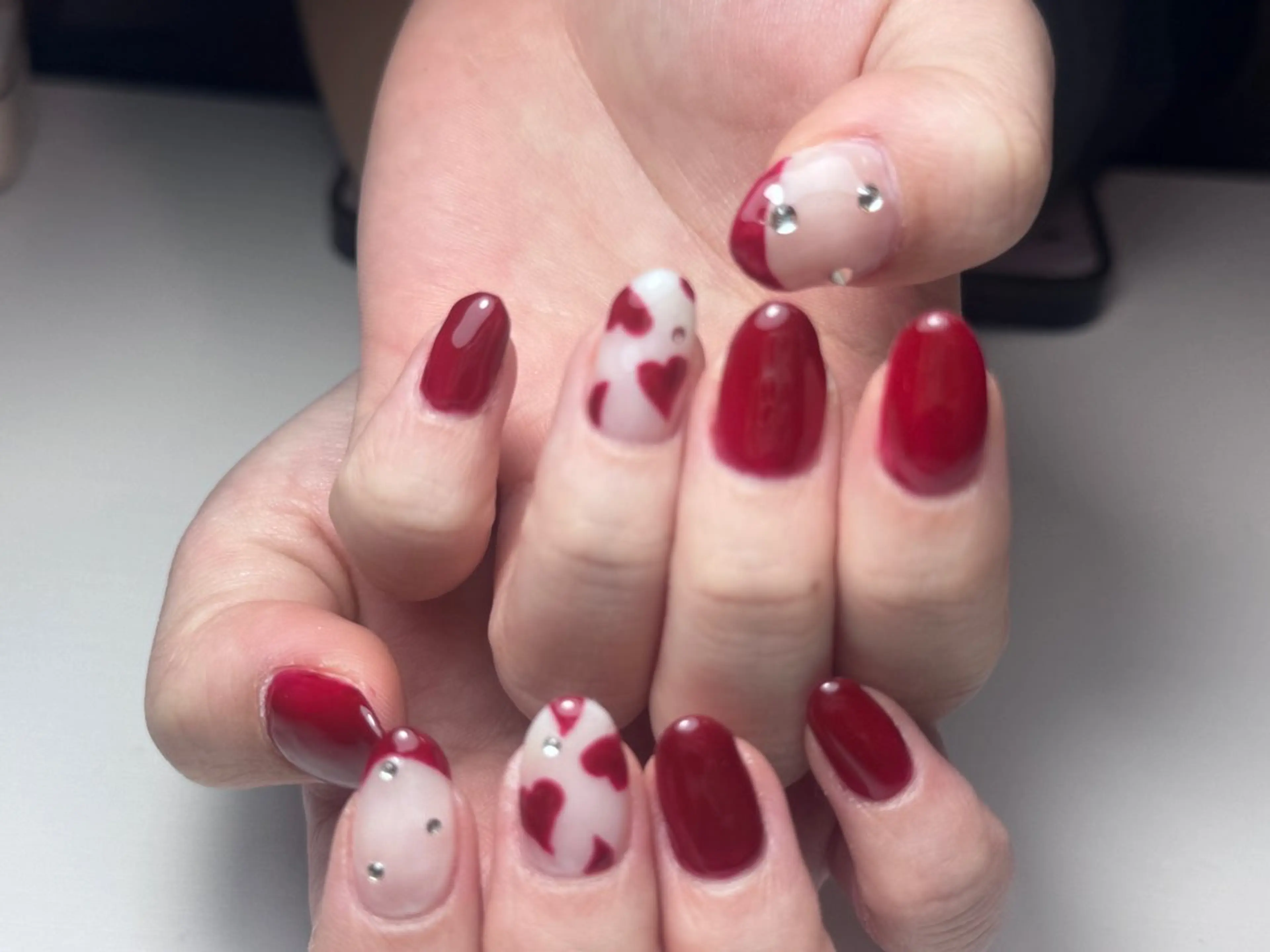 【オフ込み】ワンカラー+4アート(アート2種類まで)ワンカラー▶︎ラメグラに変更も可の写真