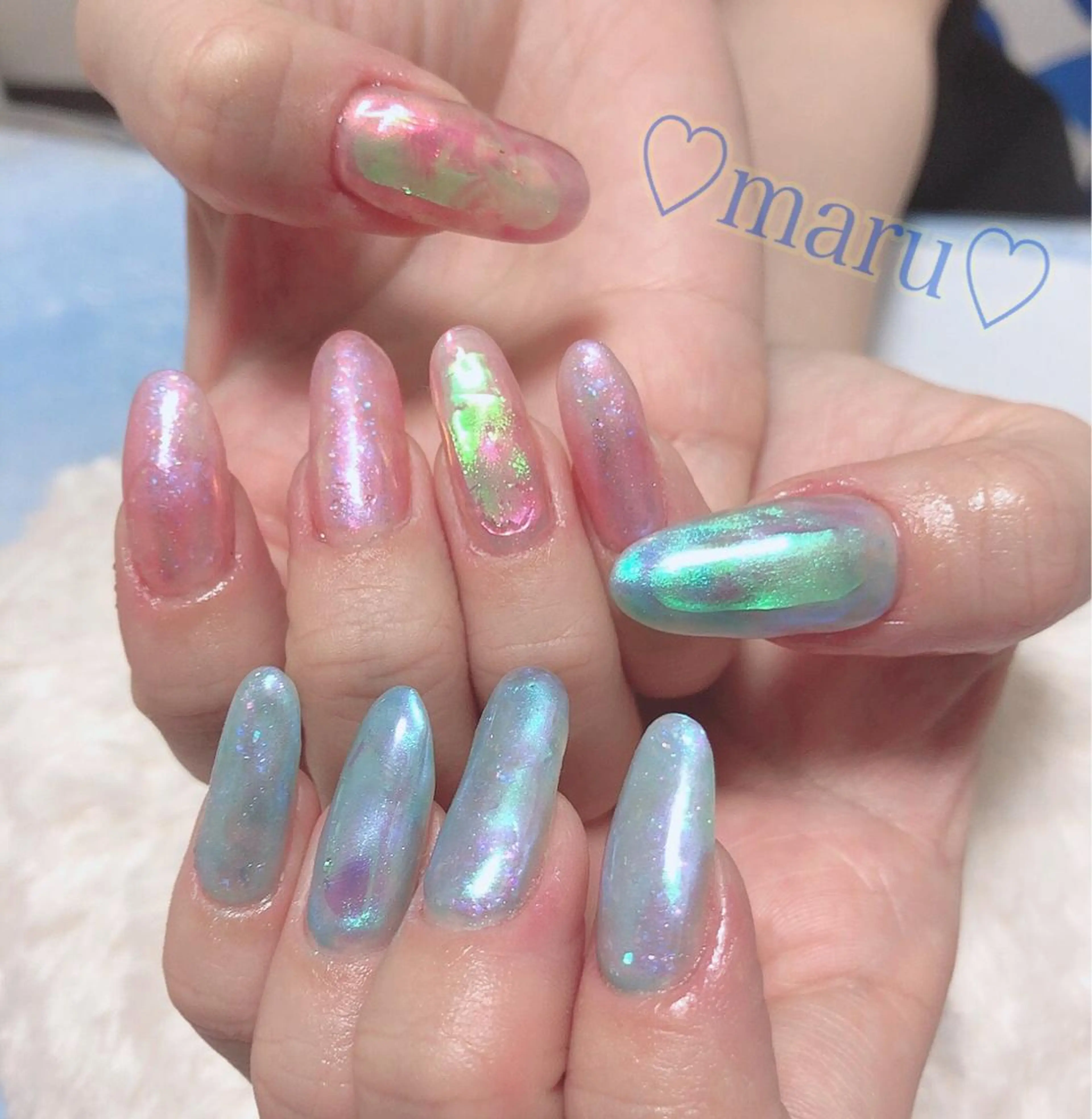 ネイル ハンドネイル フットネイル まるみ ♡のネイルデザイン