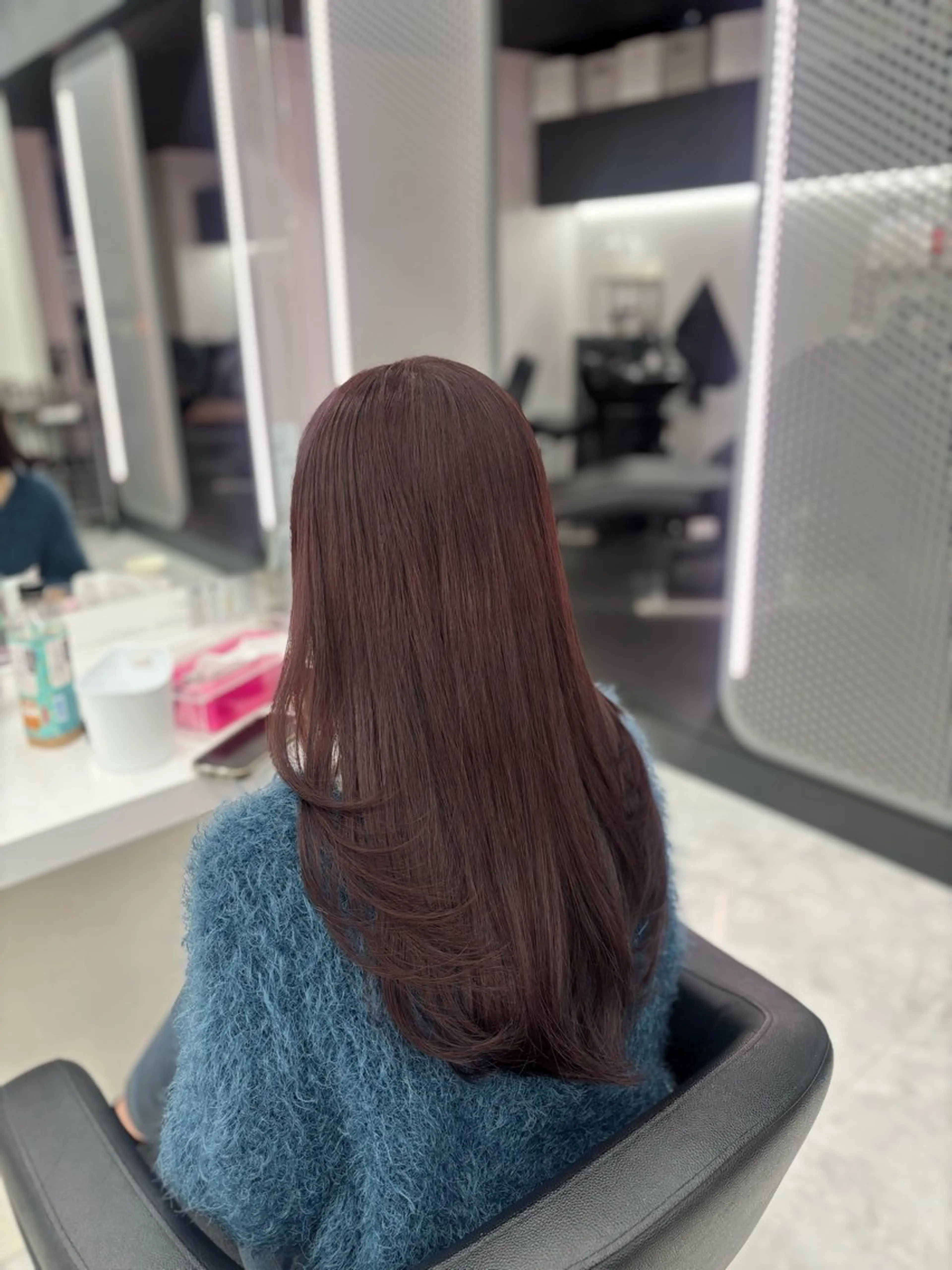 ロング カラー カット ヘアカラー 🤍レイヤー/顔周り 暖色hirari🤍のヘアスタイル