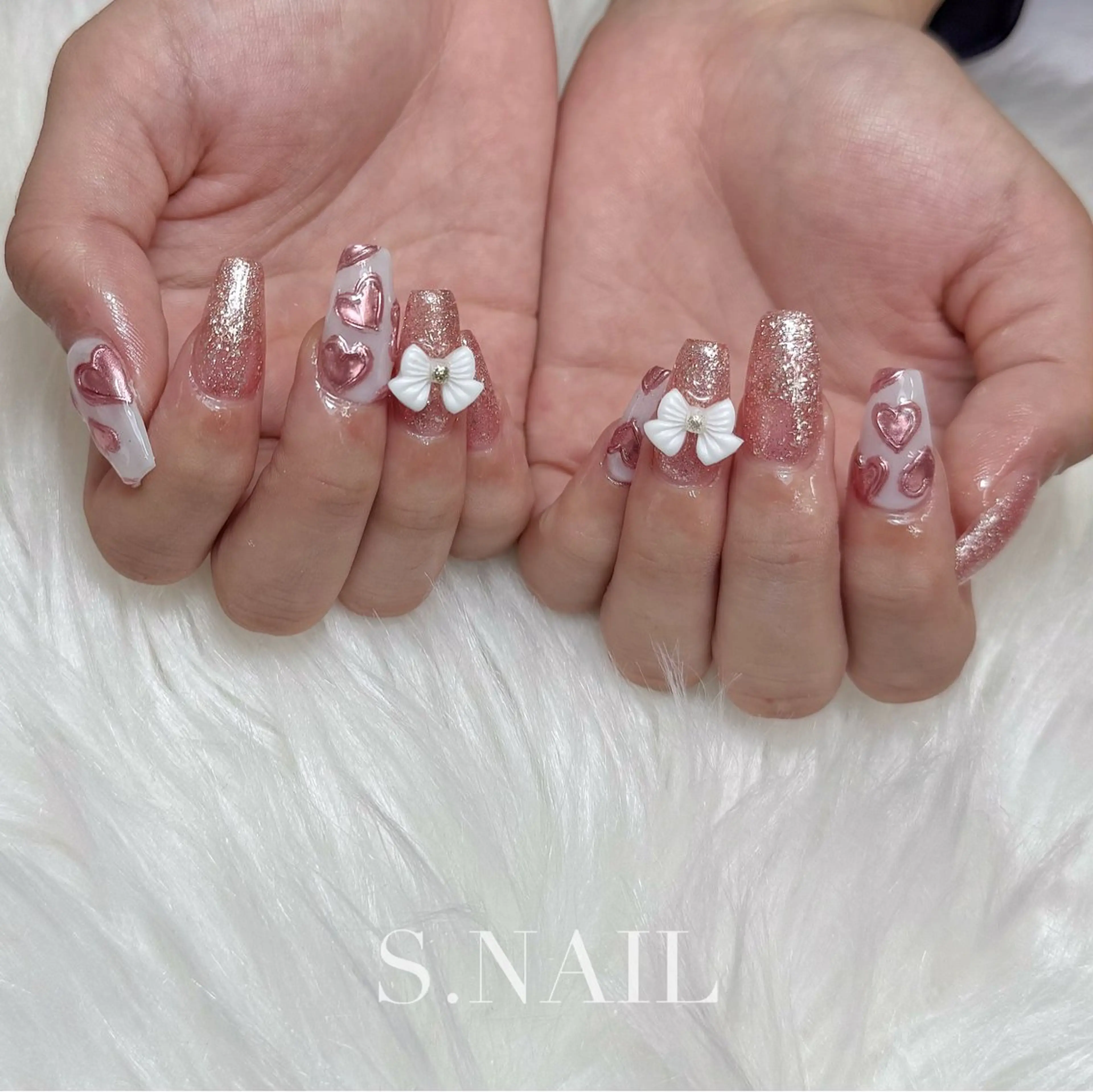 ネイル 持ち込み ハンドネイル S♡NAIL所属・S.NAIL Suuのネイルデザイン