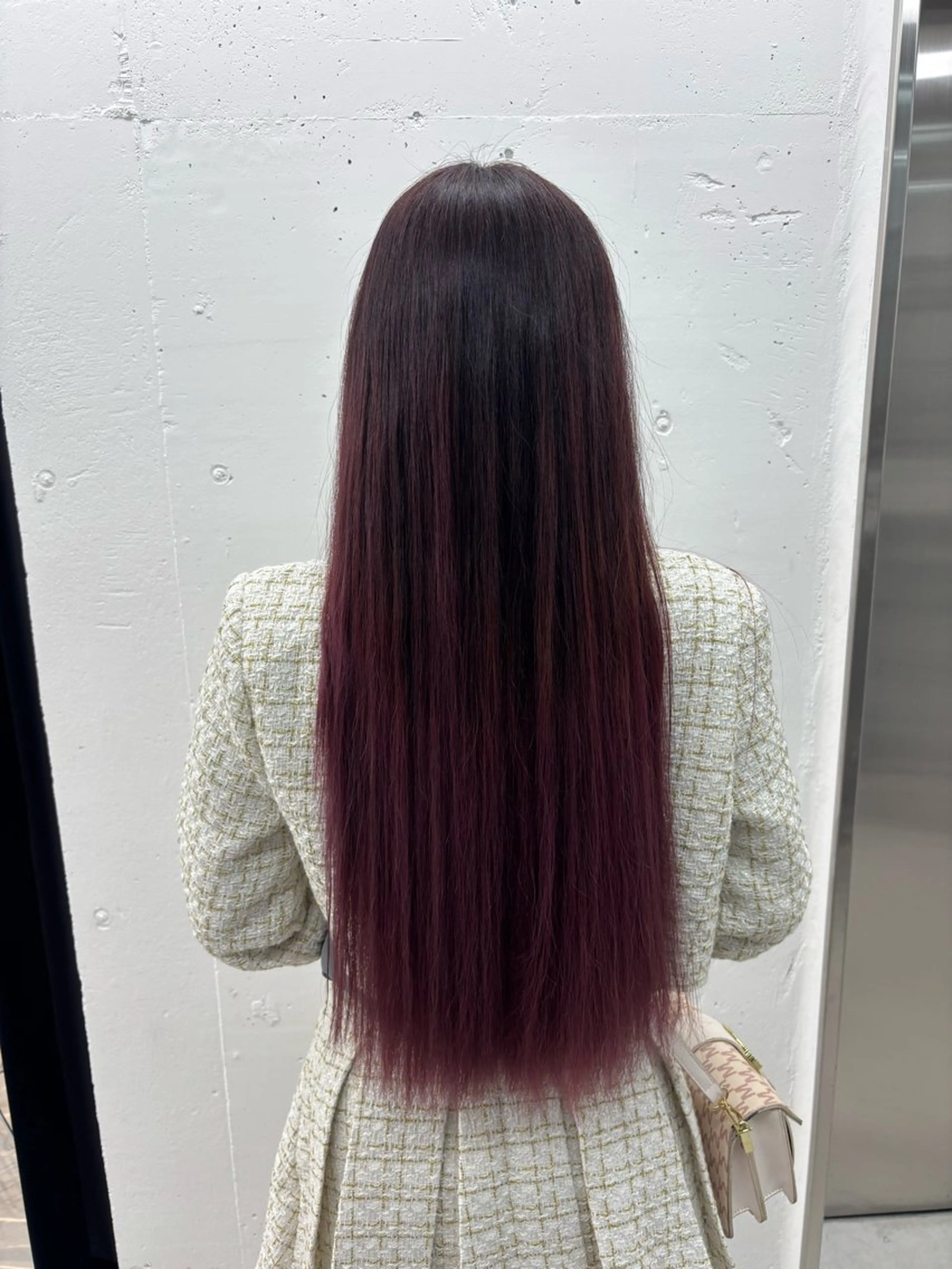 ロング カラー カシス ピンクカラー ヘアカラー トリートメント 🌼あいり🌼 JILLSTUDIOのヘアスタイル