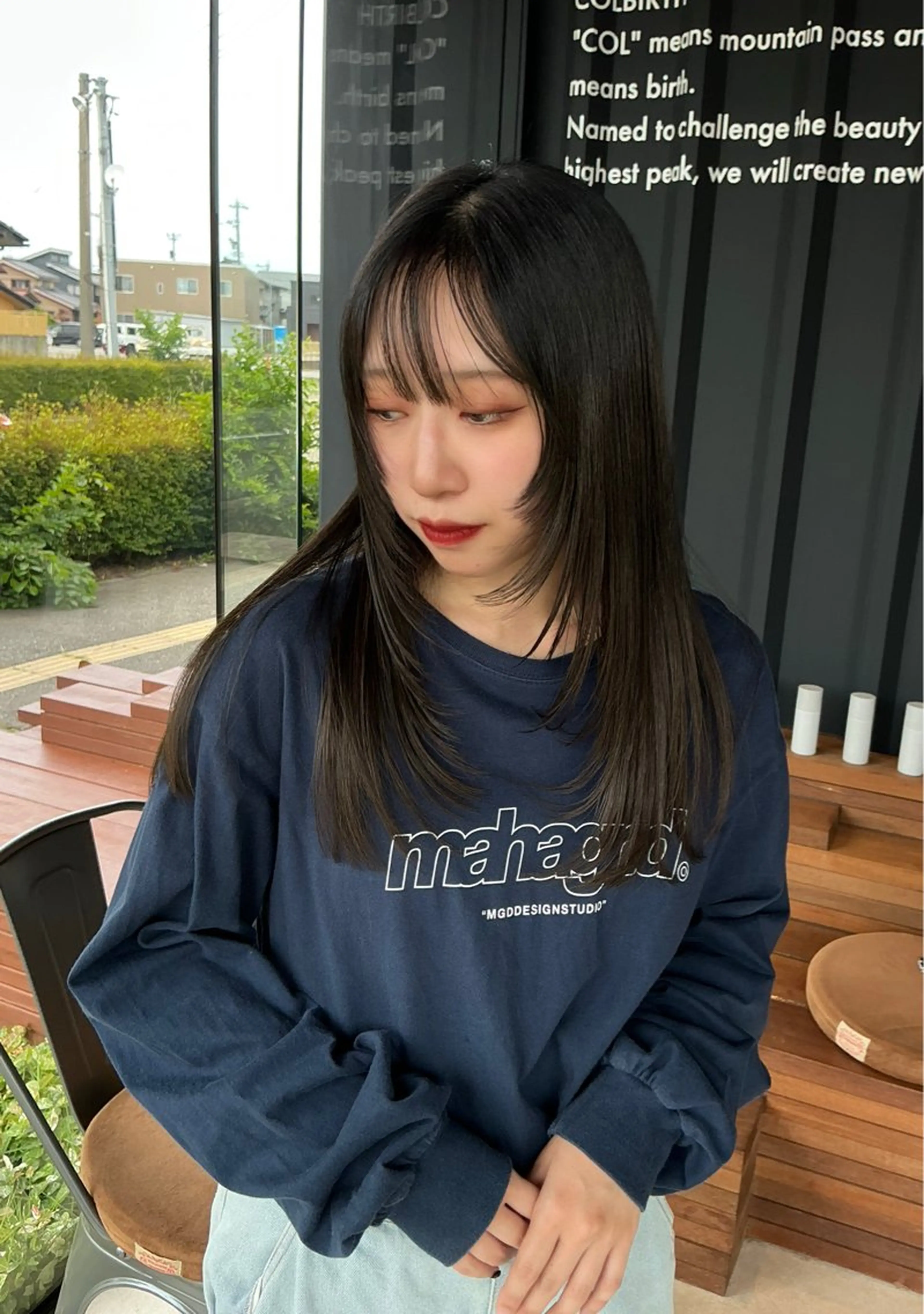 【美髪&デザインヘア】似合わせカット+艶髪縮毛矯正+トリートメントの写真