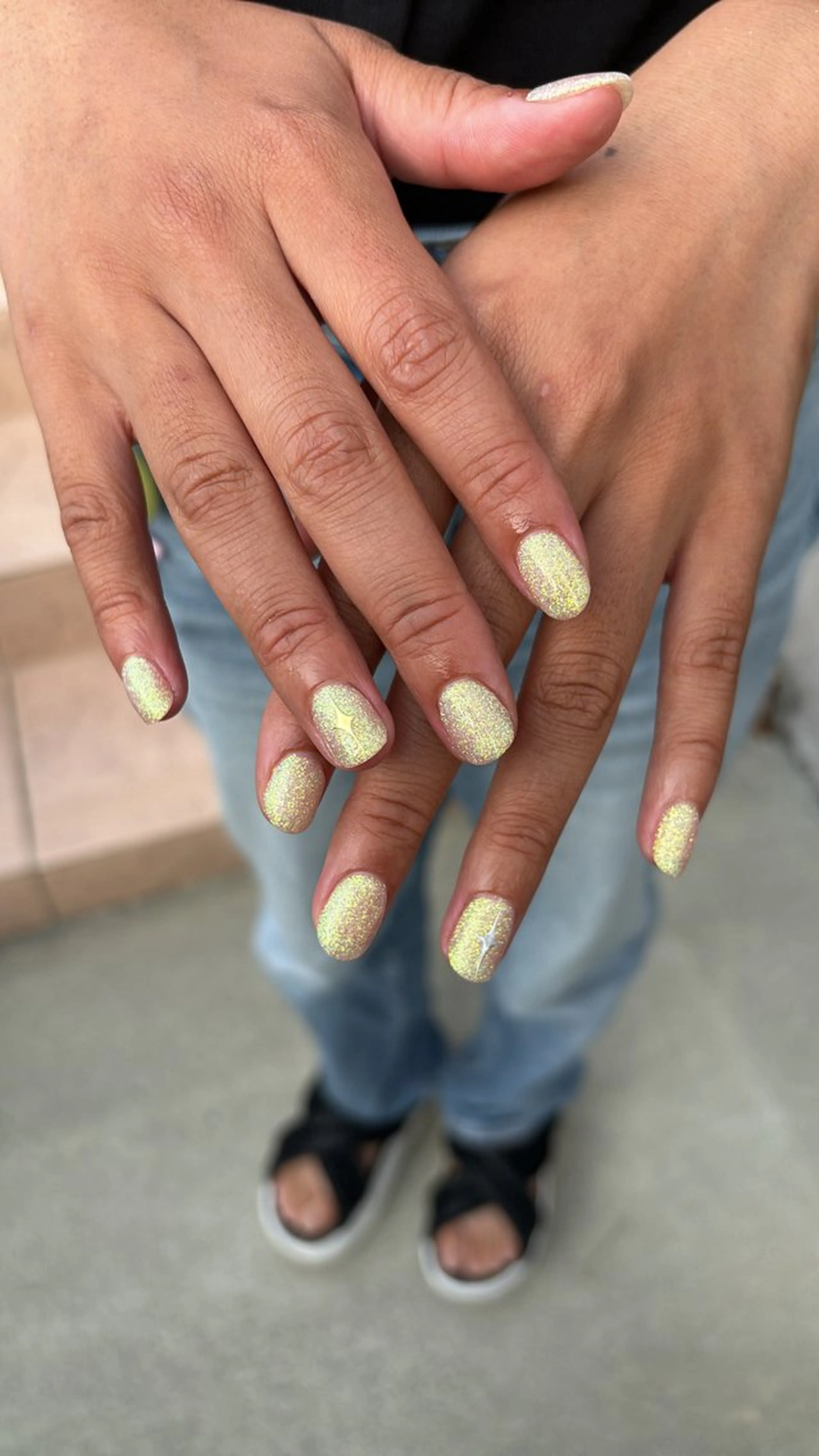 ネイル オーロラネイル ラメ(グリッター) Nail salon RAVE所属・Kinjo Shionのネイルデザイン