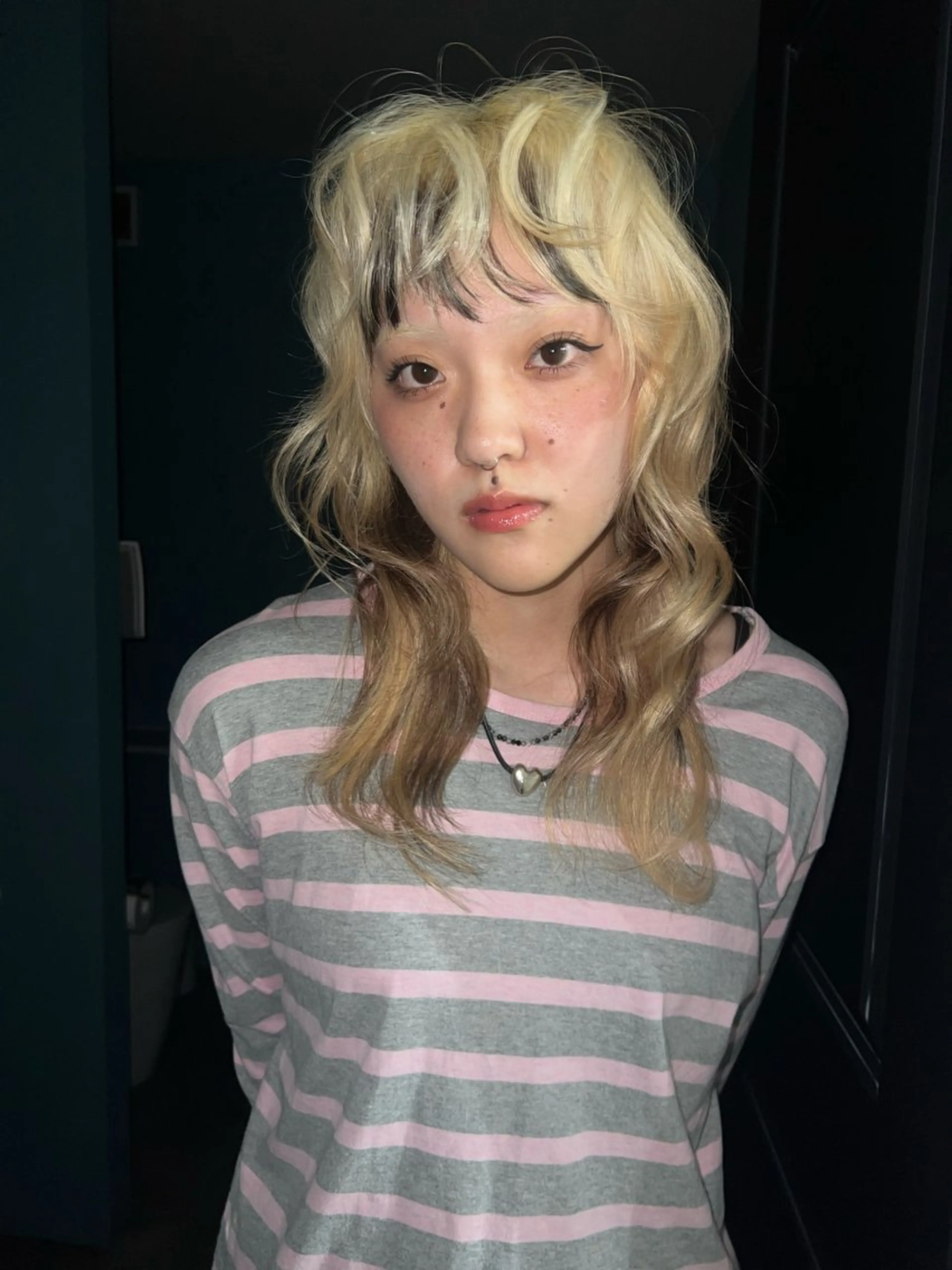 ロング カラー ヘアカラー nishibu ayukaのヘアスタイル