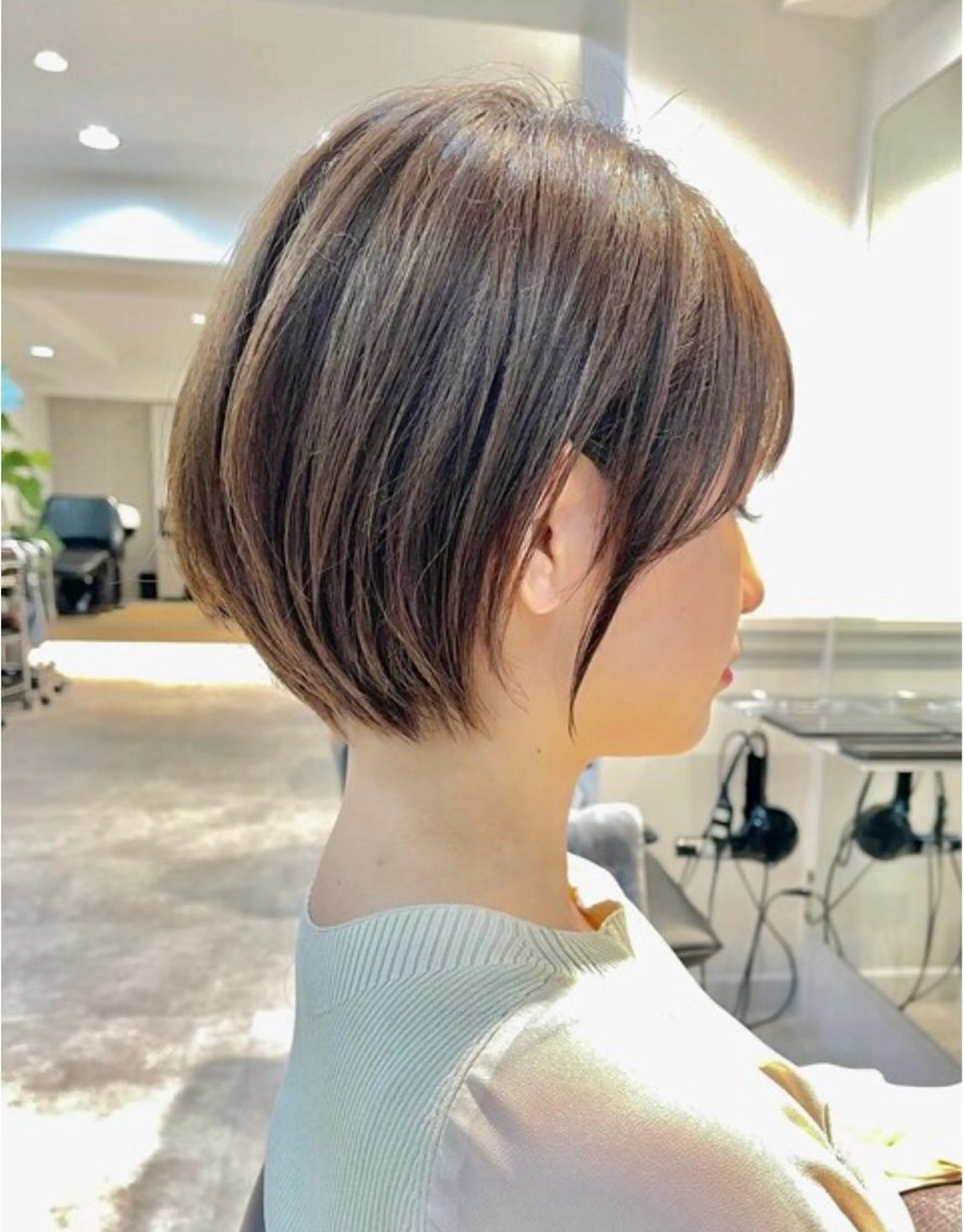 ショート ショートボブ ボブ ショートヘア あいこ/レイヤー カット🌷銀座のヘアスタイル