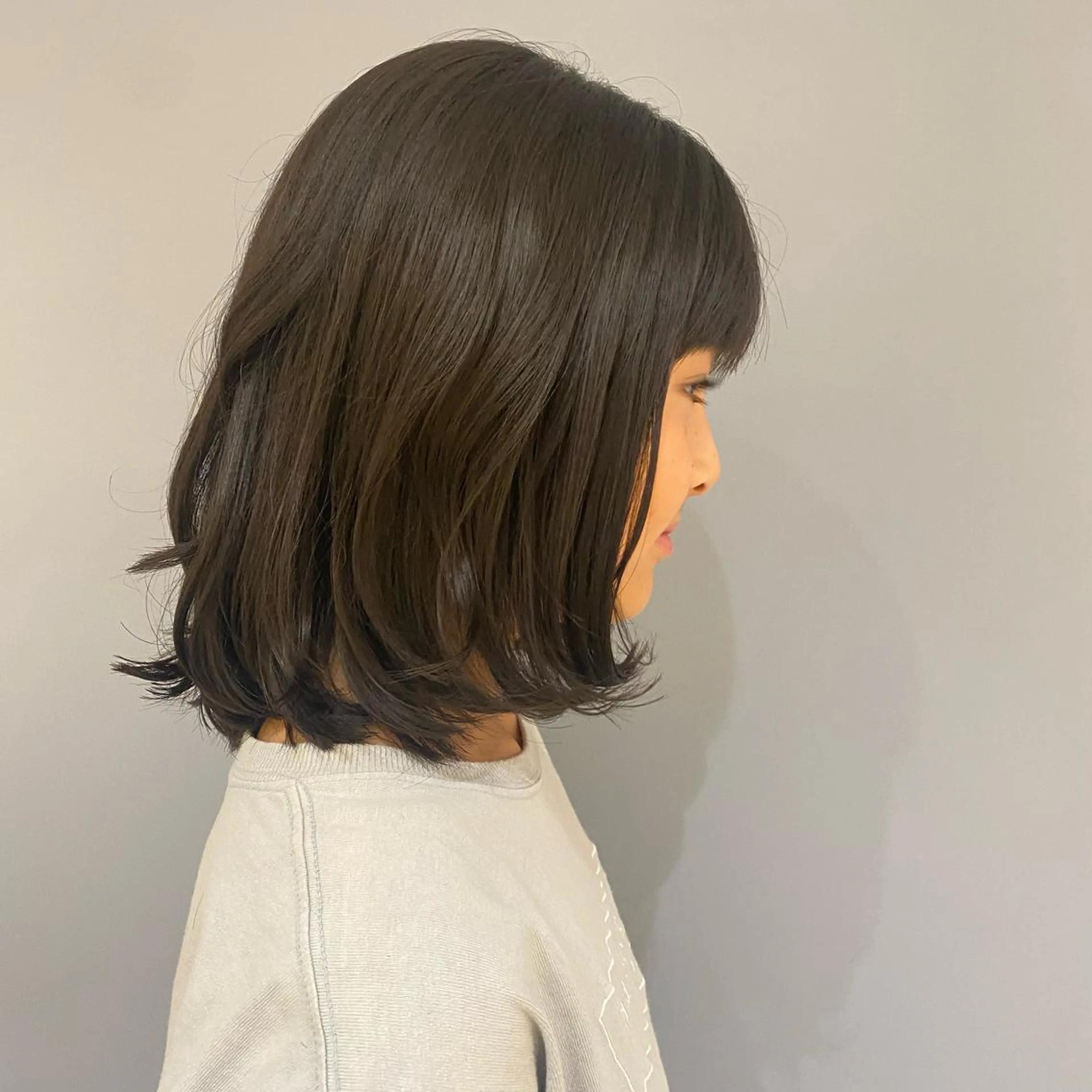 ミディアム レイヤーカット ase.糸島店所属・UEDA AYAのヘアスタイル