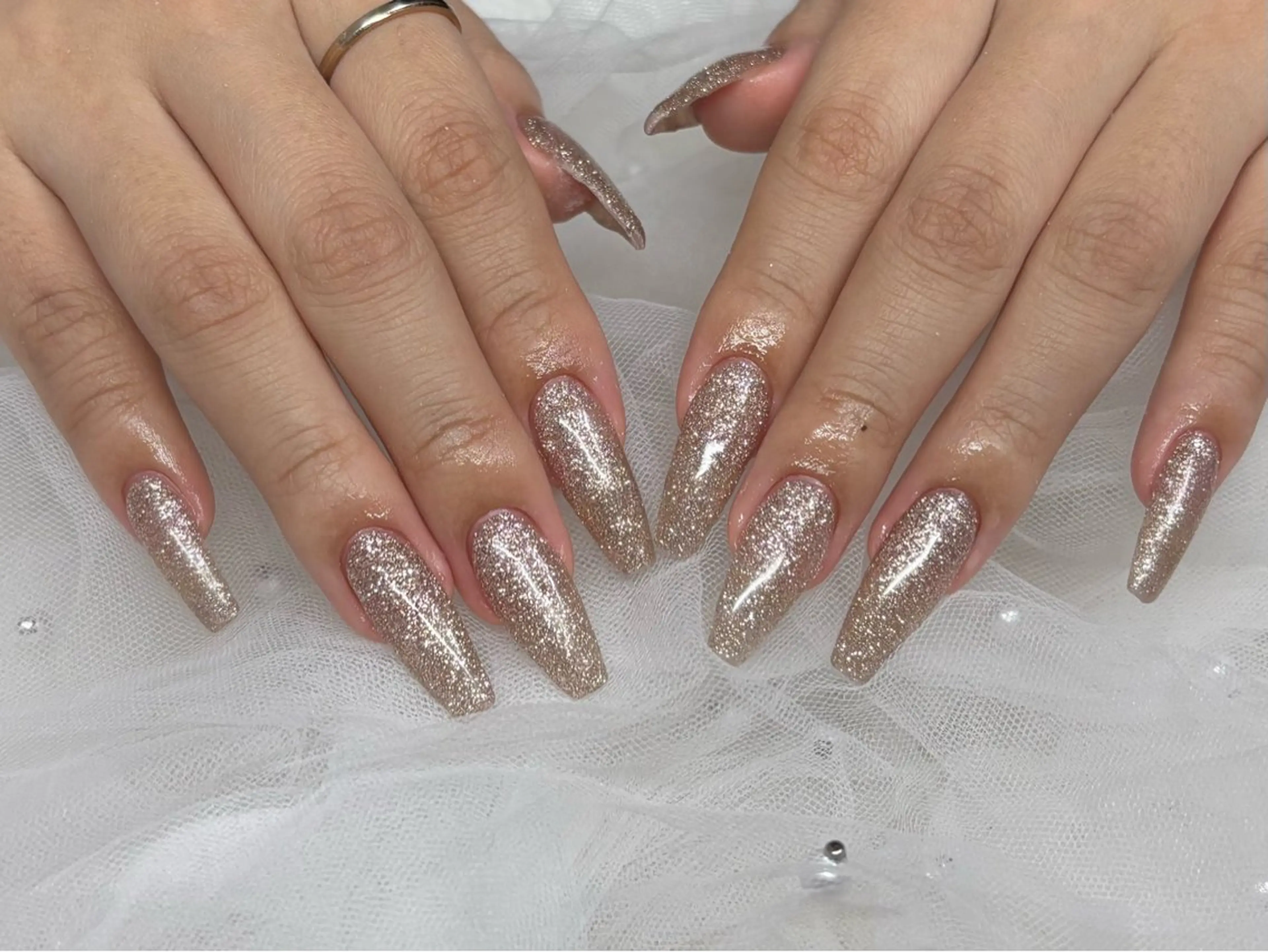 《人気NO.3！》長さ出しマグネット・フラッシュネイル🪽の写真