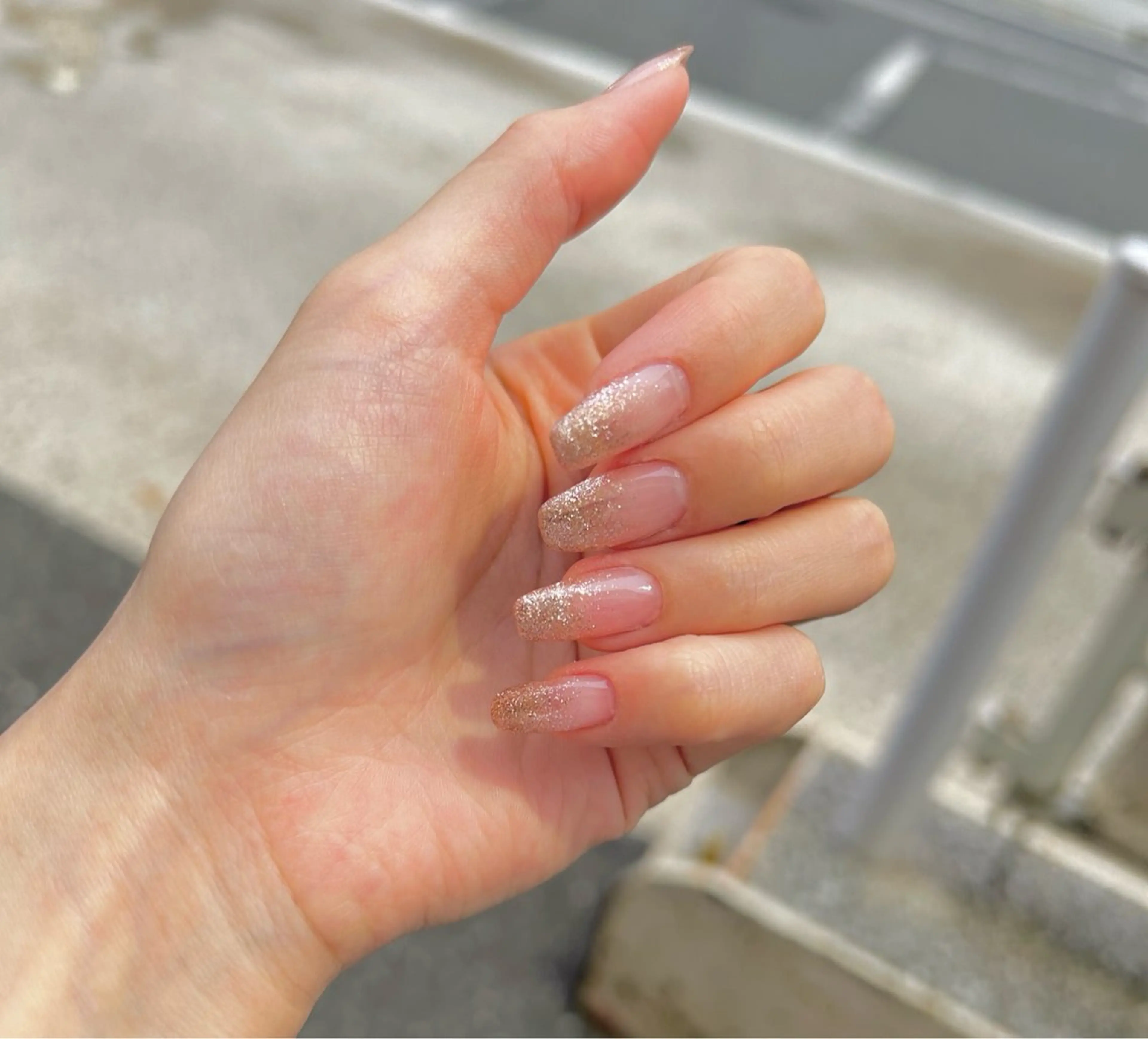 ネイル ラメ(グリッター) ラメグラデーション MAXKELLY MAIKAのネイルデザイン