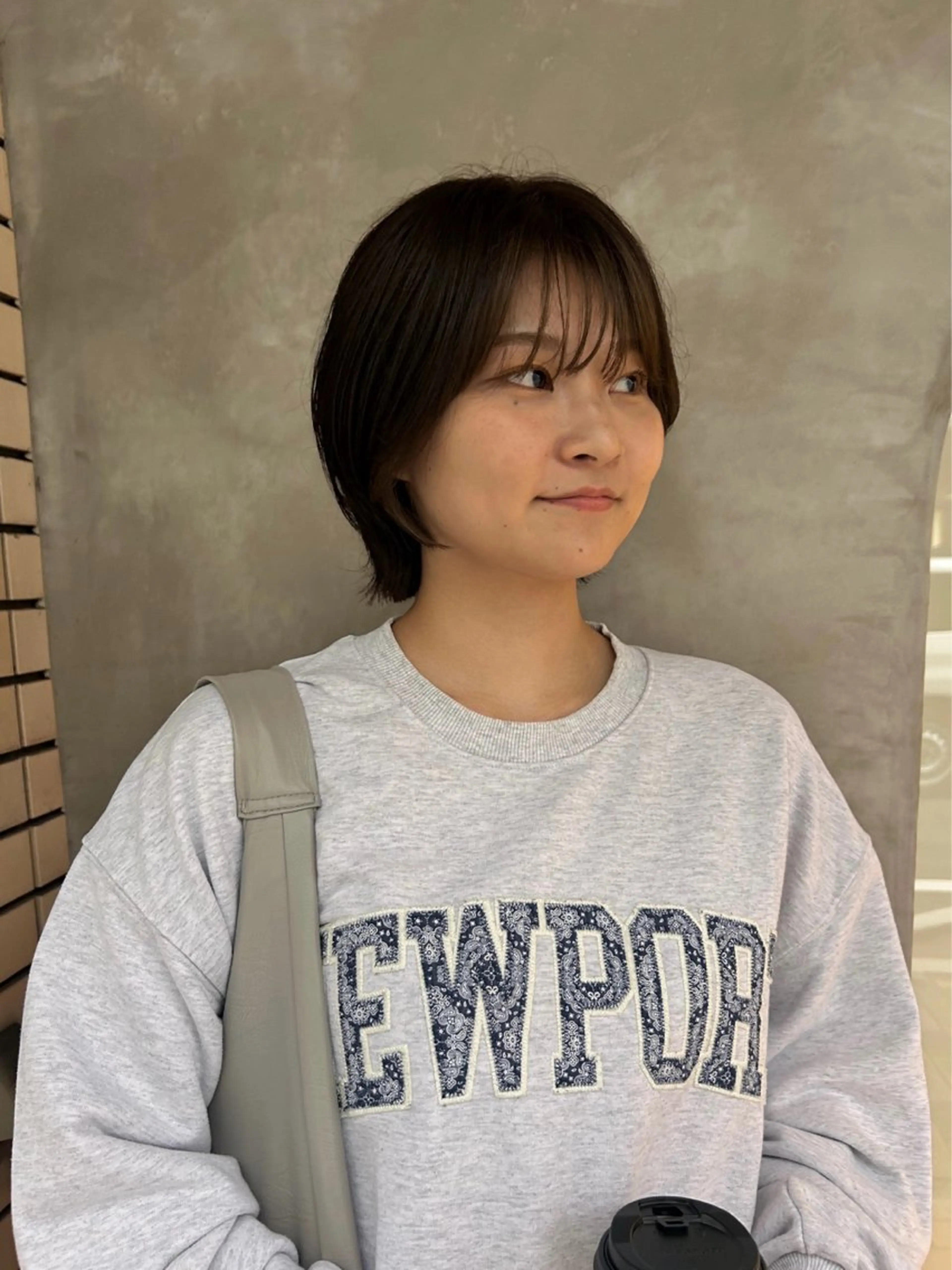 ショート カラー デザインカット/ パーマ/nanaのヘアスタイル