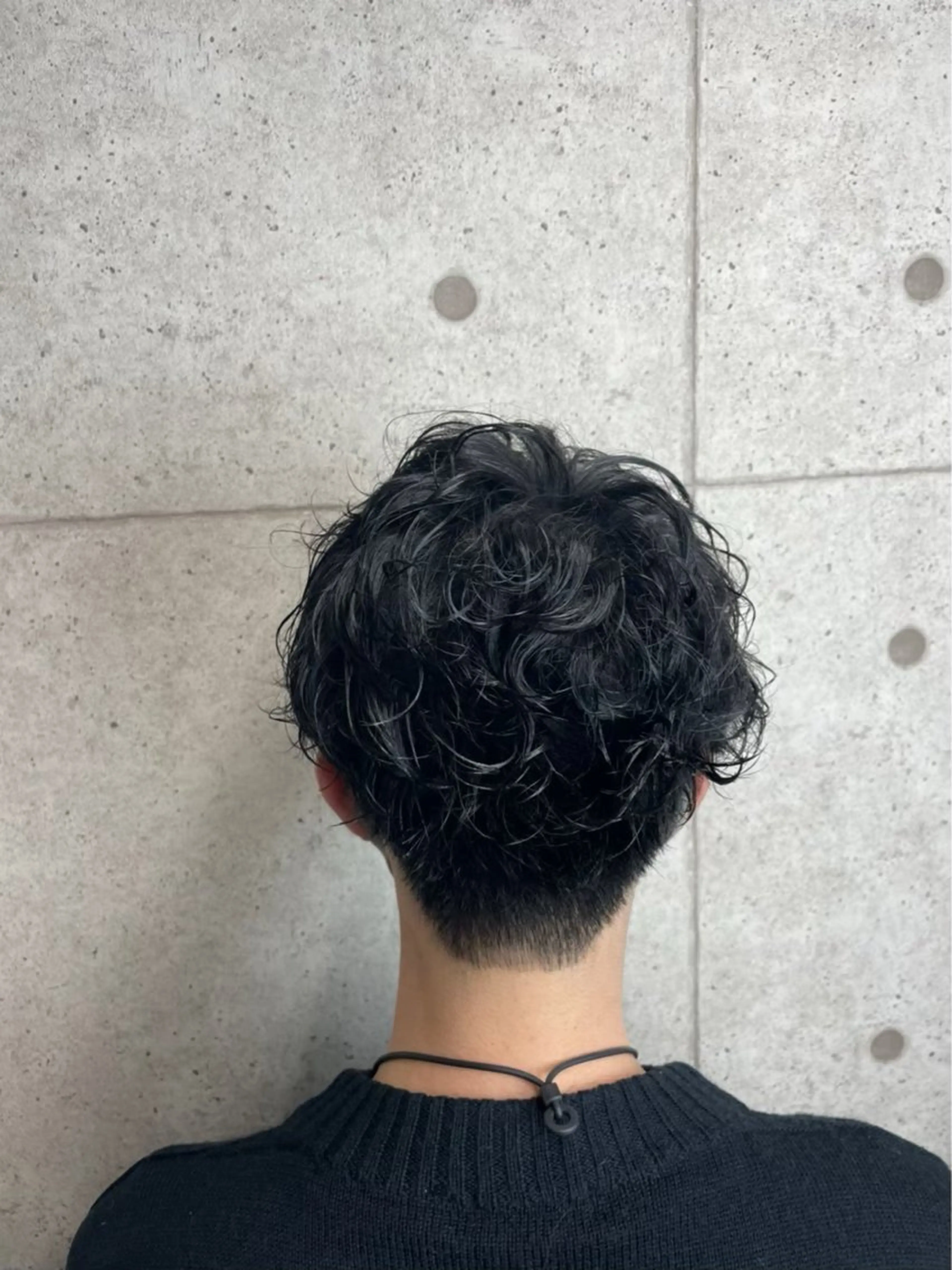 メンズカットパーマの写真