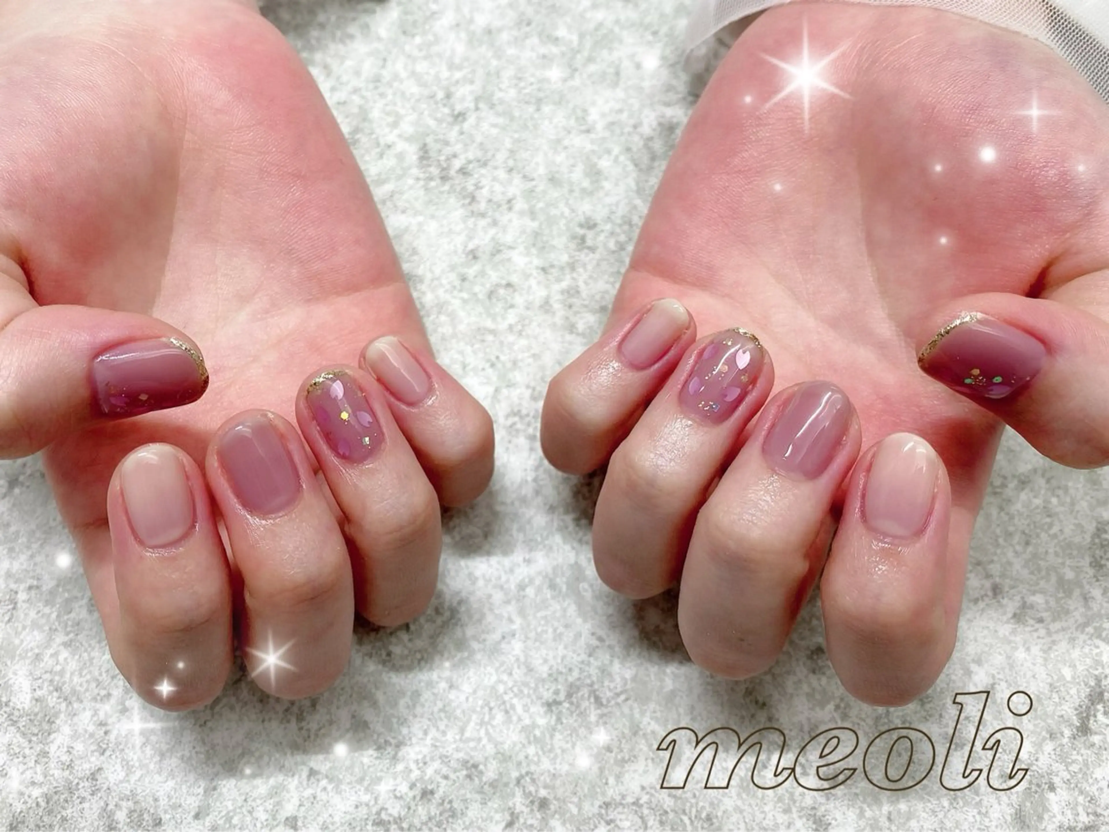 ネイル ハンドネイル nail salon meoli メグのネイルデザイン