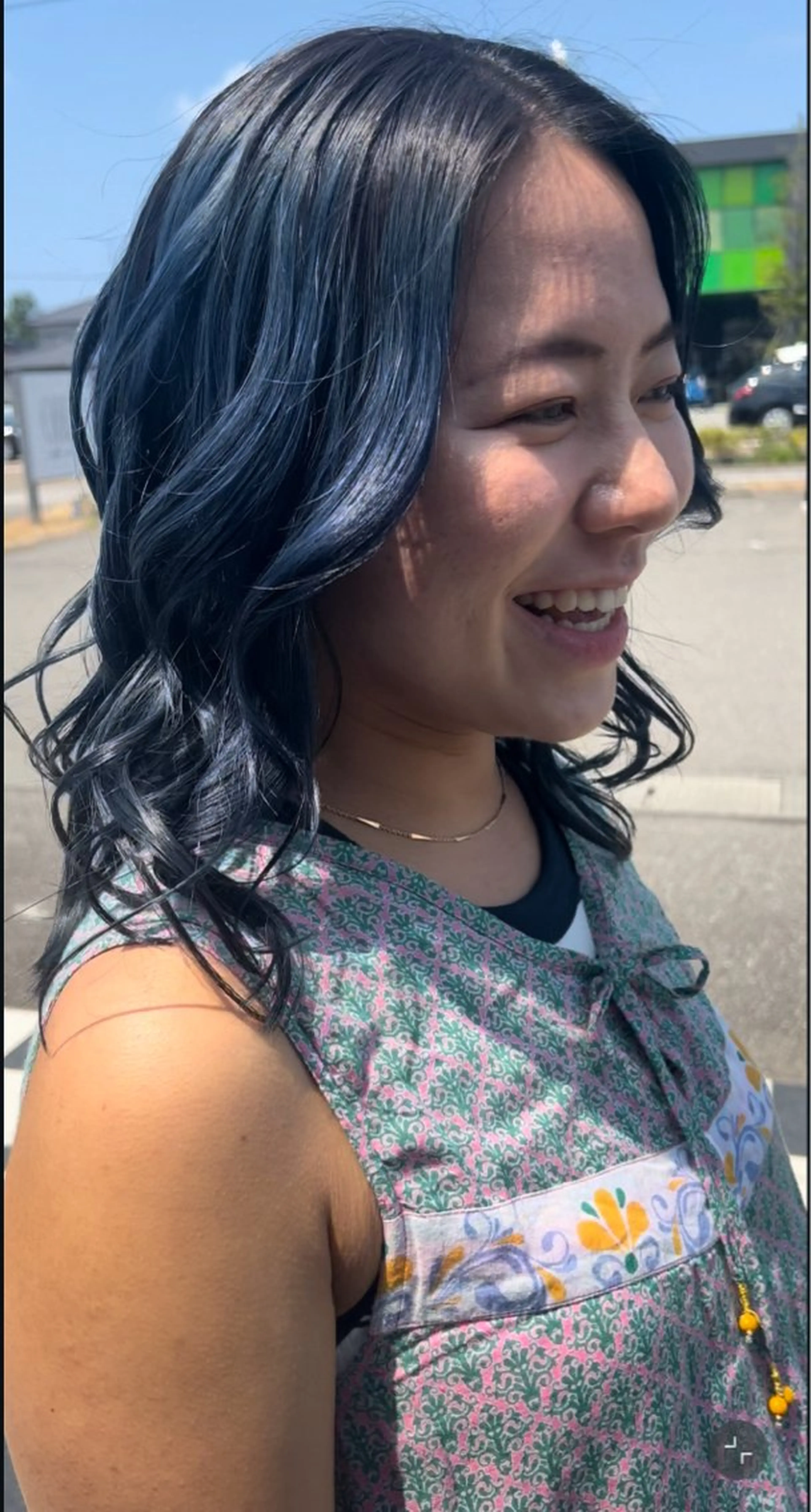 ミディアム ハディー シールエクステのヘアスタイル